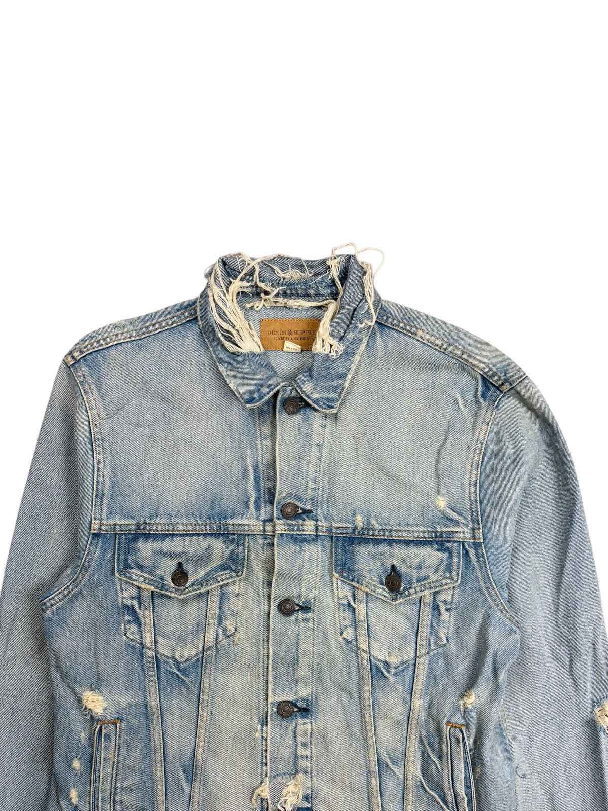 RRL Ralph Lauren 2000s Ralph Lauren - Denim & Supply Crash Denim Jacket Size US M / EU 48-50 / 2 - 4 Thumbnail