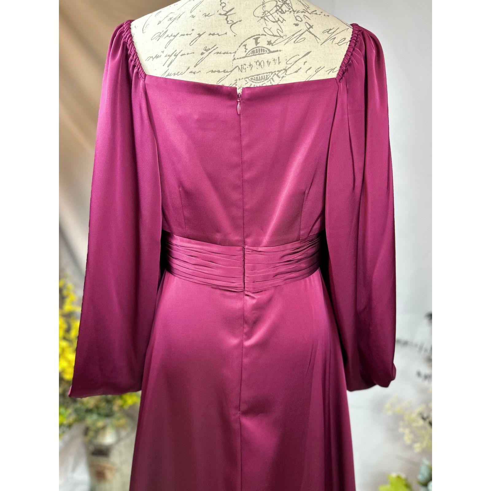 Sachin & Babi Sachin & Babi Women's Burgundy Bryant Gown Front Slit 6 Size M / US 6-8 / IT 42-44 - 13 Thumbnail