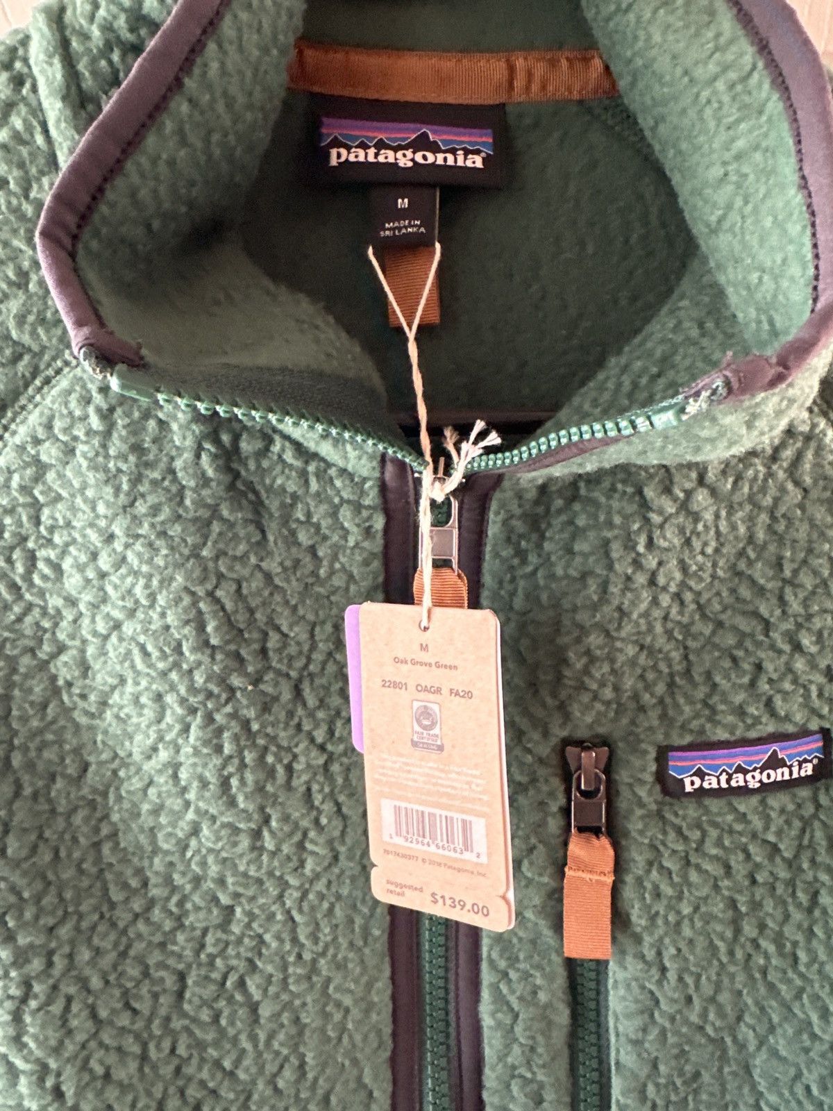 Patagonia Patagonia men’s retro pile jacket-2020 oak grove green Size US M / EU 48-50 / 2 - 6 Thumbnail