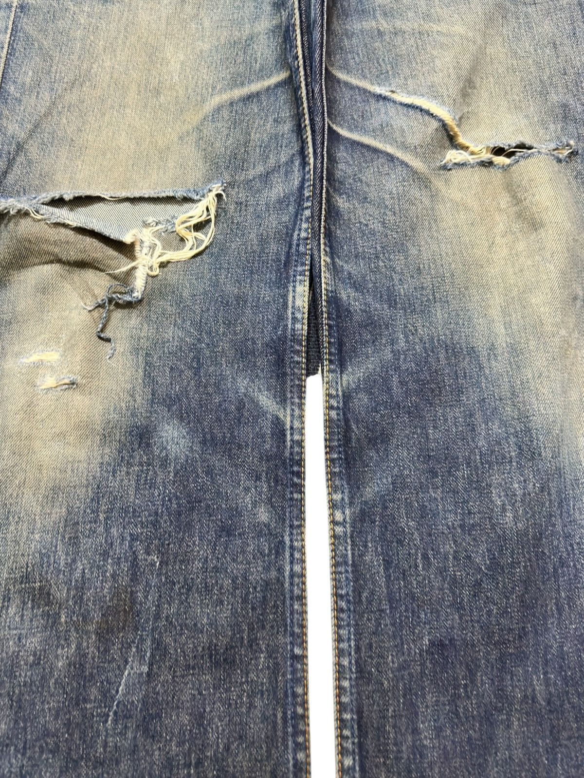 Levi's Vintage Clothing Vintage Levi’s 508 Mudwash Ripped Distressed Denim Size US 33 - 3 Thumbnail