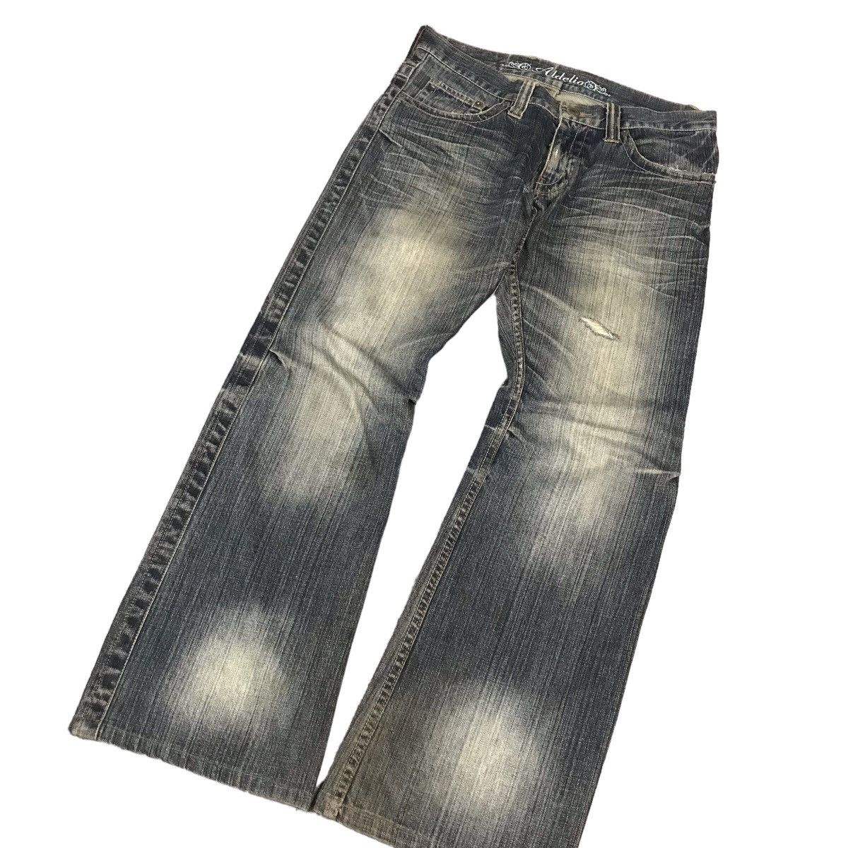 14th Addiction × If Six Was Nine FLARED🔥BOOTCUT ALDELIO JAPAN DISTRESSED DENIM PANTS Size US 30 / EU 46 - 1 Thumbnail