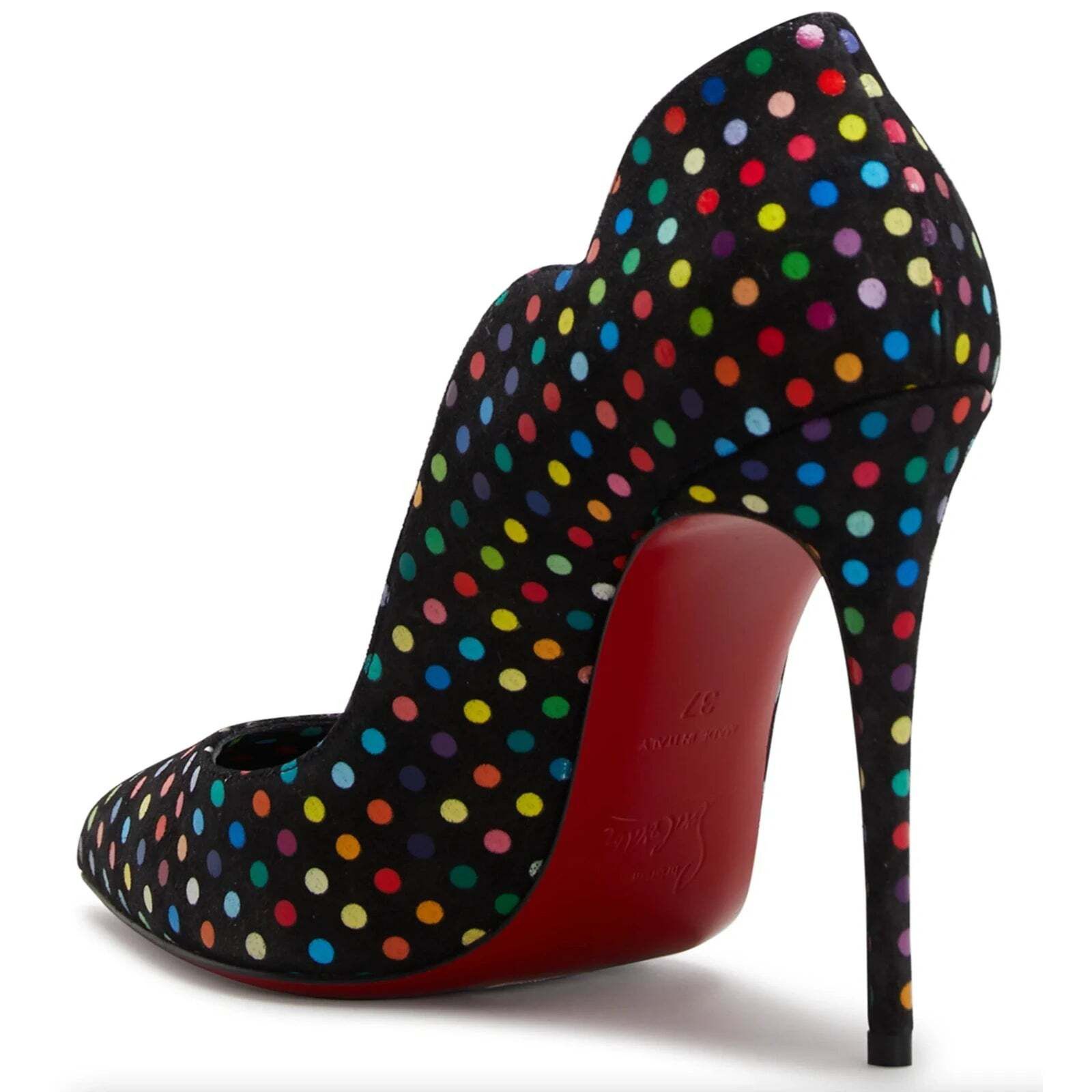 Christian Louboutin Christian Louboutin Hot Chick 100 Black Suede Multi Size US 10.5 / IT 40.5 - 8 Thumbnail