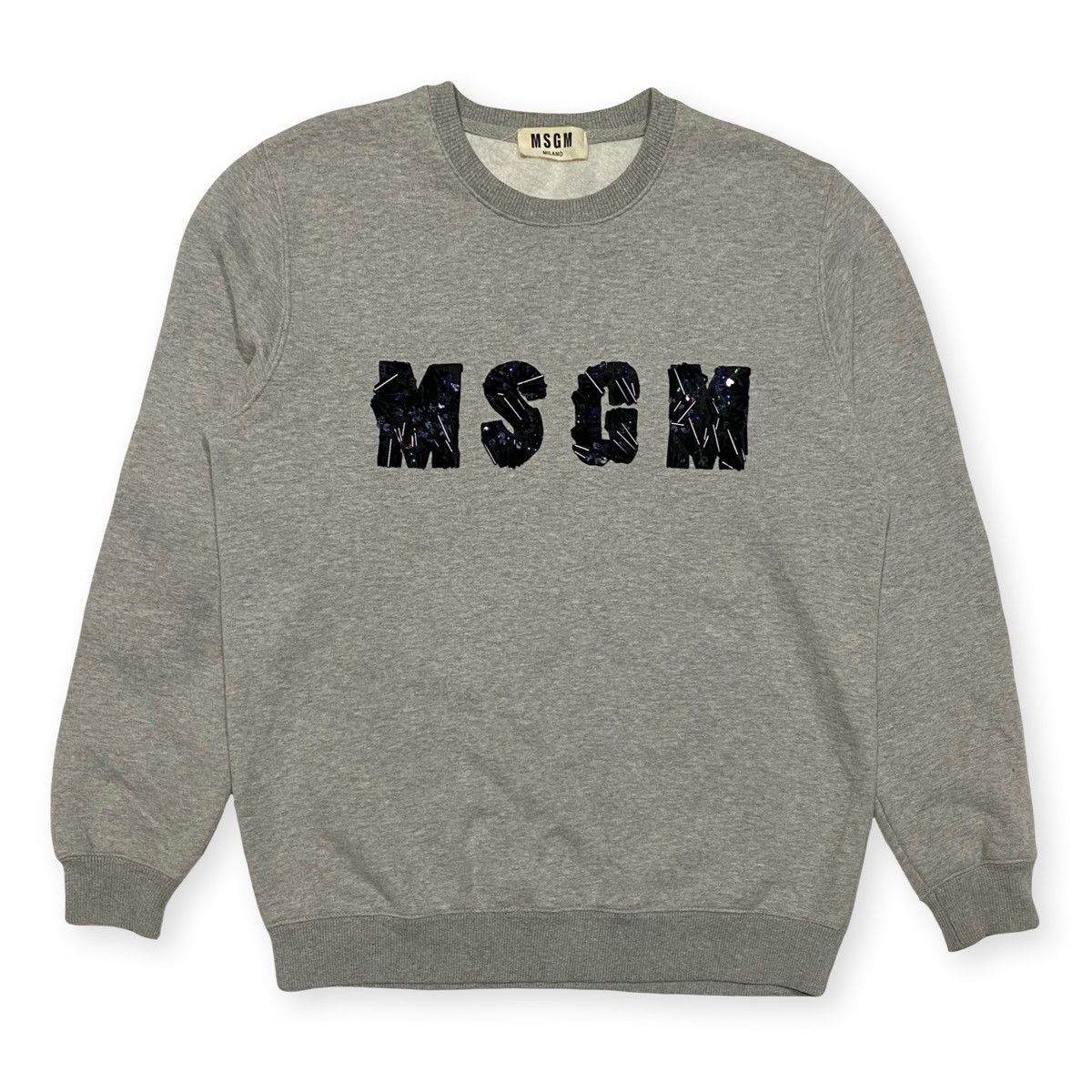 image of Sweatshirt Msgm in Grey, Men's (Size Small)