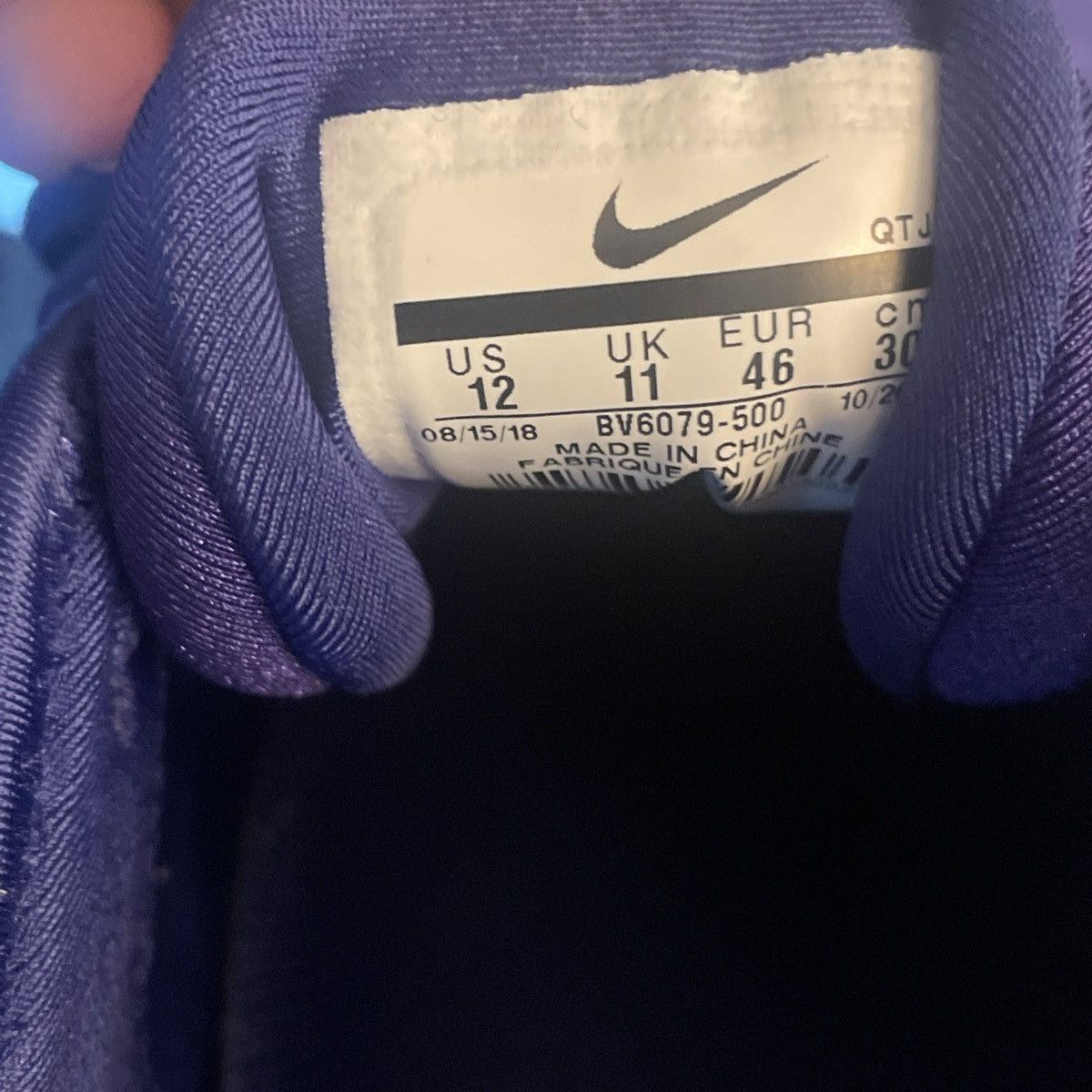 Nike Nike Air VaporMax Plus Hornets Size US 12 / EU 45 - 9 Thumbnail