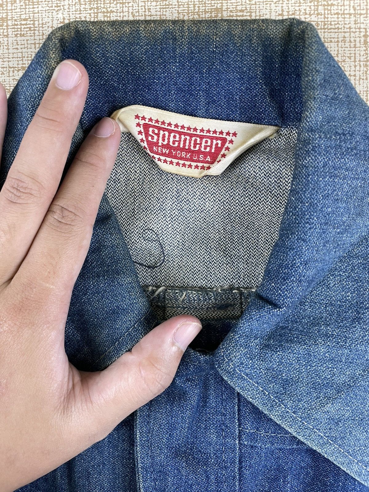 Vintage Vintage 70s/80s Spencer New York USA Denim Jacket Size US S / EU 44-46 / 1 - 8 Thumbnail