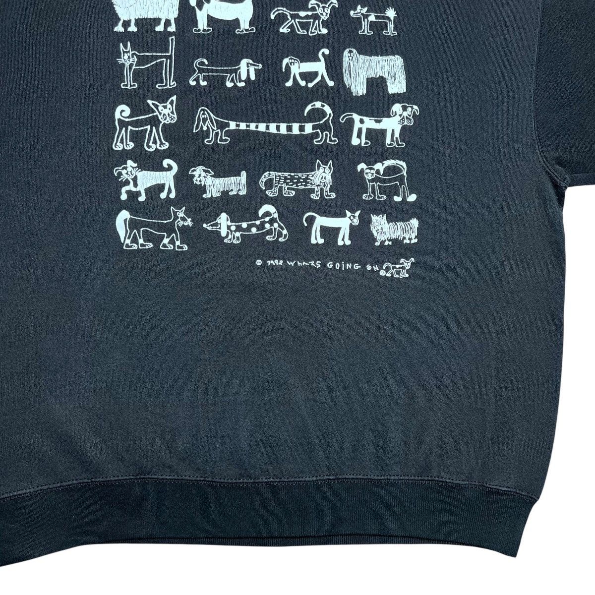 Other Vintage 1992 Different Dog Breeds What’s Going On Sweatshirt Size US L / EU 52-54 / 3 - 8 Thumbnail