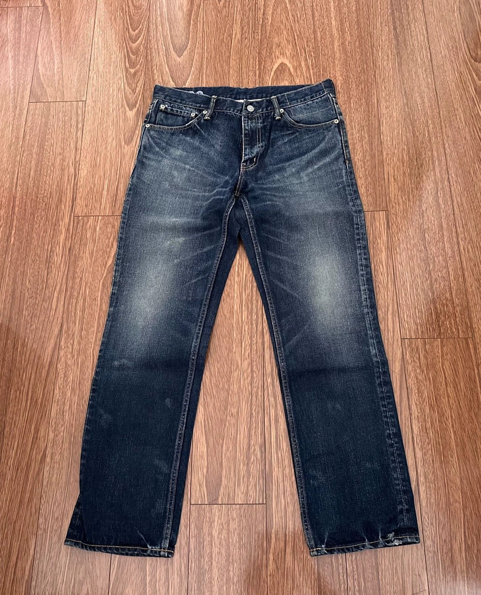 Visvim VISVIM SOCIAL SCULPTURE DAMAGED-30 D30 jeans W32L30 Size US 32 / EU 48 - 1 Thumbnail