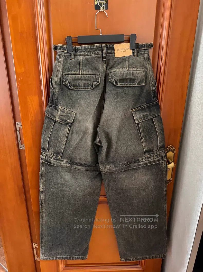 Balenciaga Balenciaga size XS Cargo Denim Pants Size US 27 - 2 Thumbnail