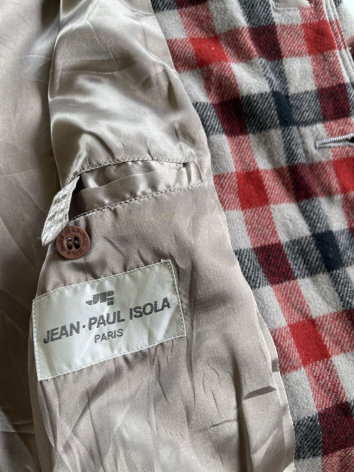 Japanese Brand Jean Paul Isola Red Plaid Bomber Jacket Size US L / EU 52-54 / 3 - 16 Thumbnail