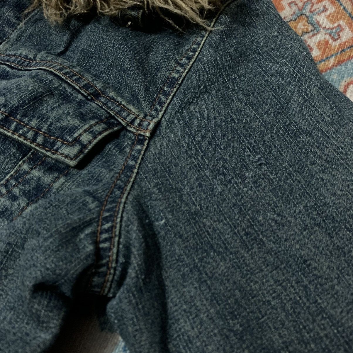 If Six Was Nine Vkei Luiez faux fur denim jacket ifsixwasnine Lgb kmrii Size US M / EU 48-50 / 2 - 5 Thumbnail