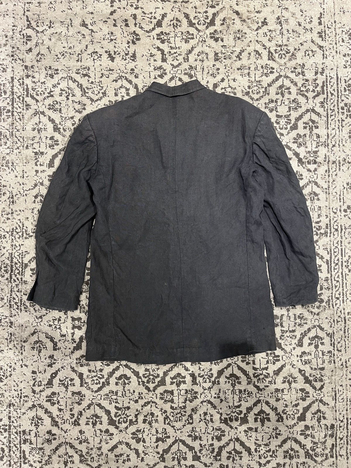 Japanese Brand × Y's for Men × Yohji Yamamoto L.Q. Y’s For Men Linen Jacket Size US L / EU 52-54 / 3 - 2 Thumbnail