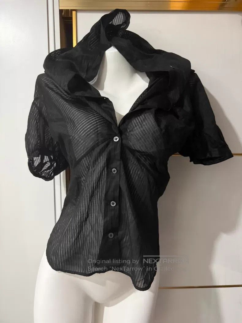 Vivienne Westwood Vivienne Westwood Black Witch Hat Shirt Size L / US 10 / IT 46 - 1 Thumbnail