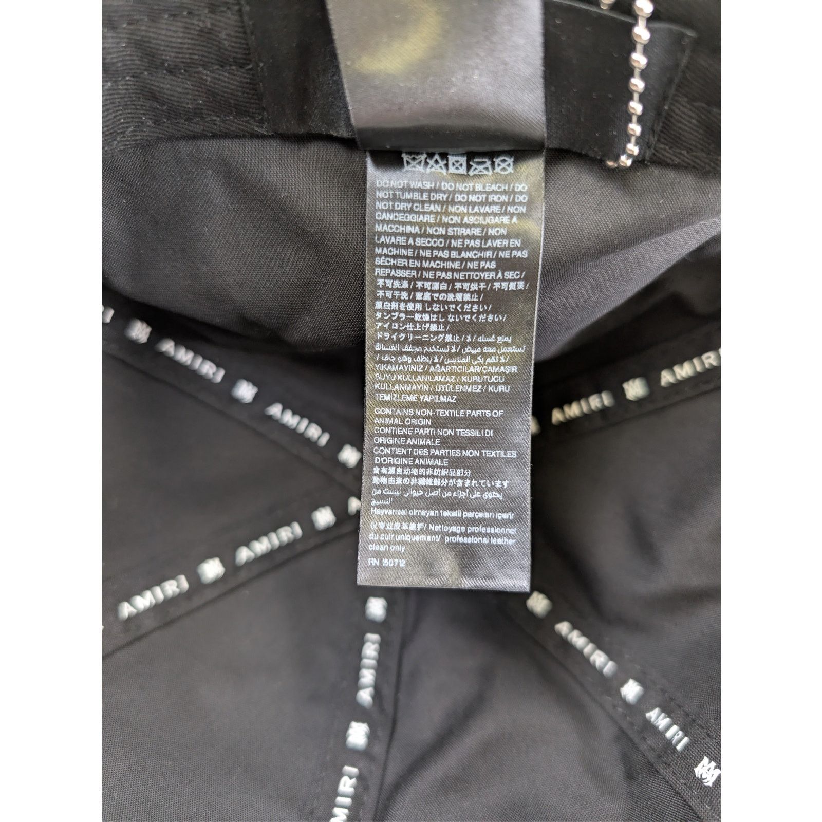 Amiri o1rshd1 Size: OS / Dream Team Two-Tone Cap / Hat in Black Size ONE SIZE - 18 Thumbnail