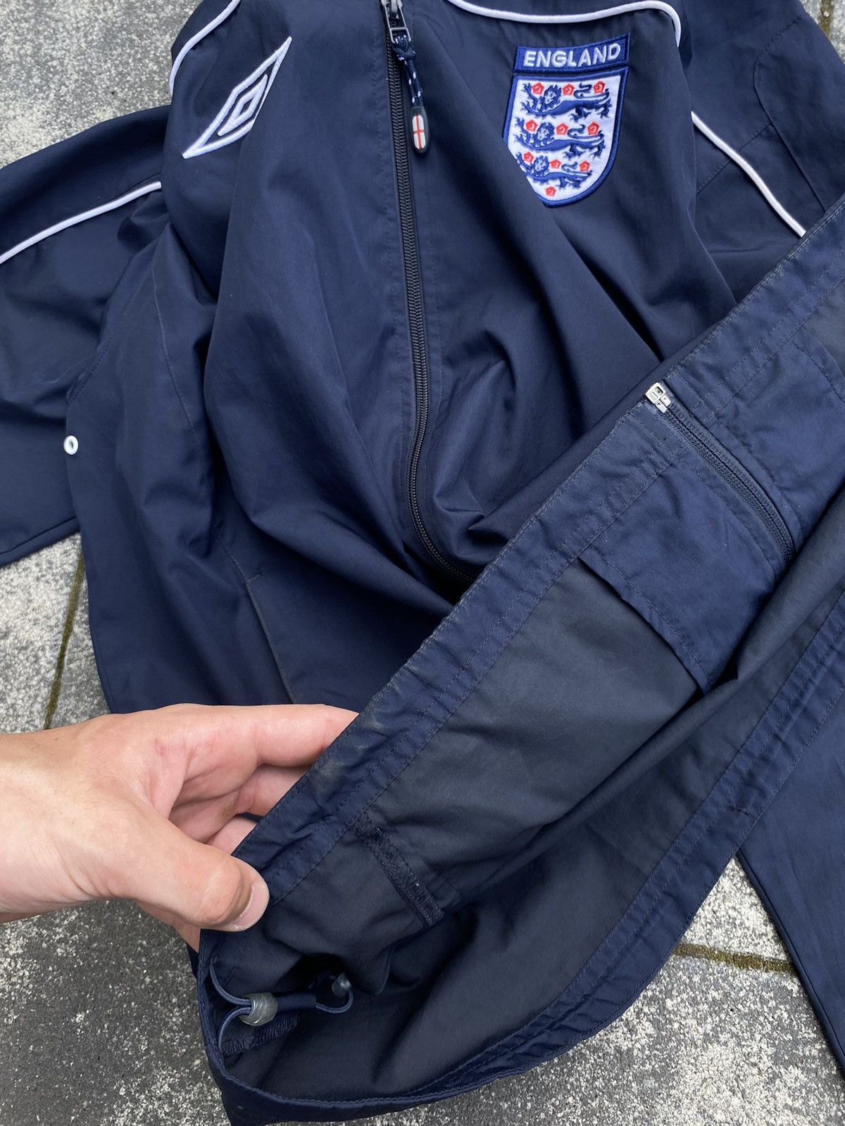 Umbro × Vintage Umbro England Vintage Light Jacket Size US L / EU 52-54 / 3 - 12 Thumbnail