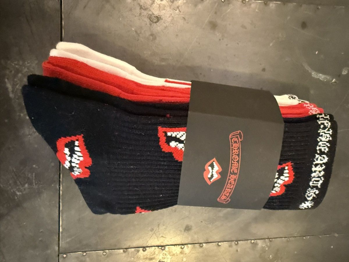 Chrome Hearts × Matty Boy Chrome Hearts Matty Boy Socks 3 Pack Size ONE SIZE - 5 Thumbnail