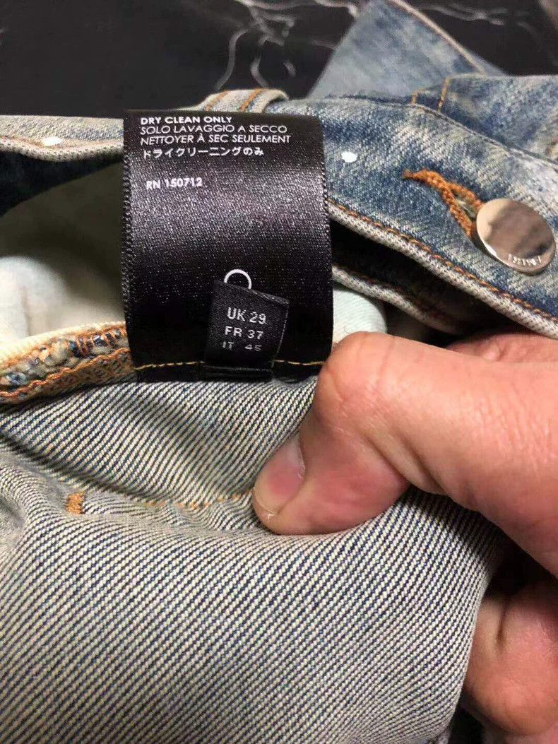 Amiri Amiri checkered grid multi-element patched blue jeans Size US 29 - 6 Thumbnail