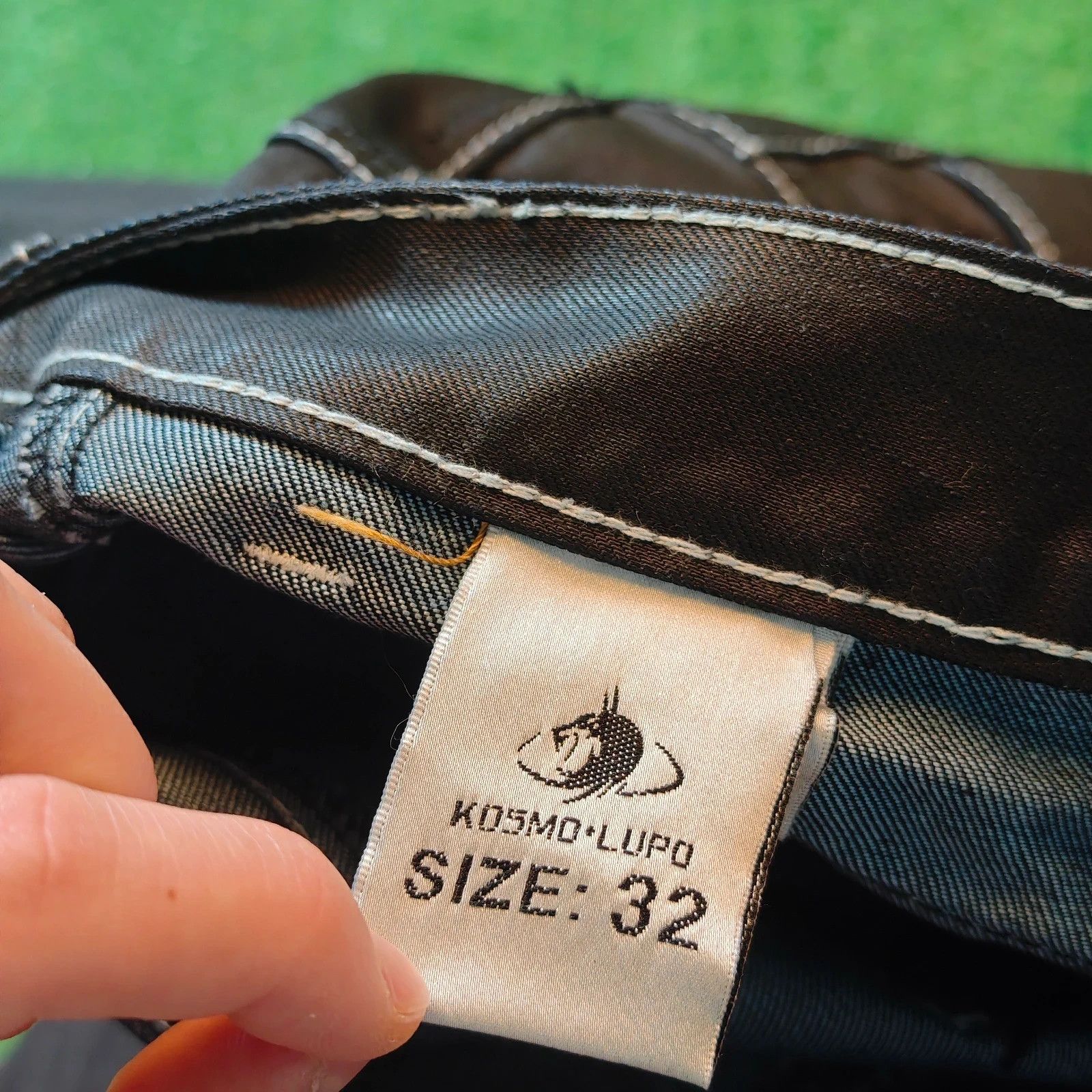Other Kosmo Lupo Jeans Mens 32 black straight y2k drip Size US 32 / EU 48 - 11 Thumbnail
