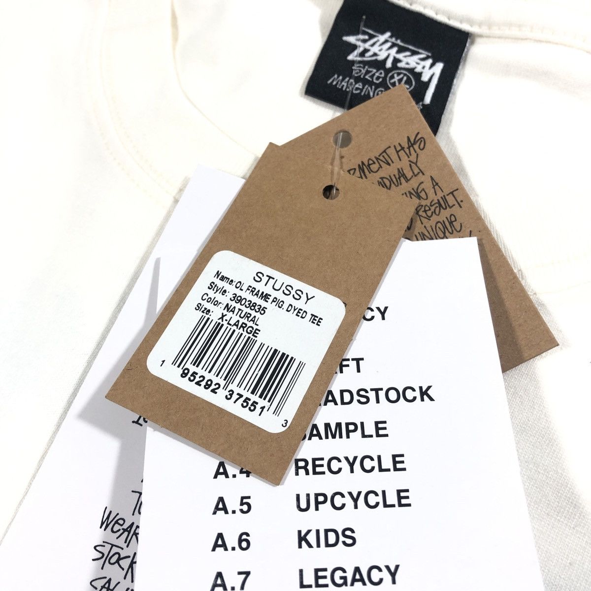 Stussy × Vintage Stussy X Our Legacy Frame Tee Size US XL / EU 56 / 4 - 7 Thumbnail
