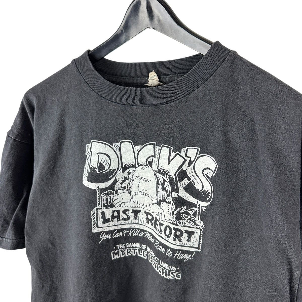 Vintage Vintage 90s Dicks Last Resort Single Stitch Shirt Size US L / EU 52-54 / 3 - 6 Thumbnail