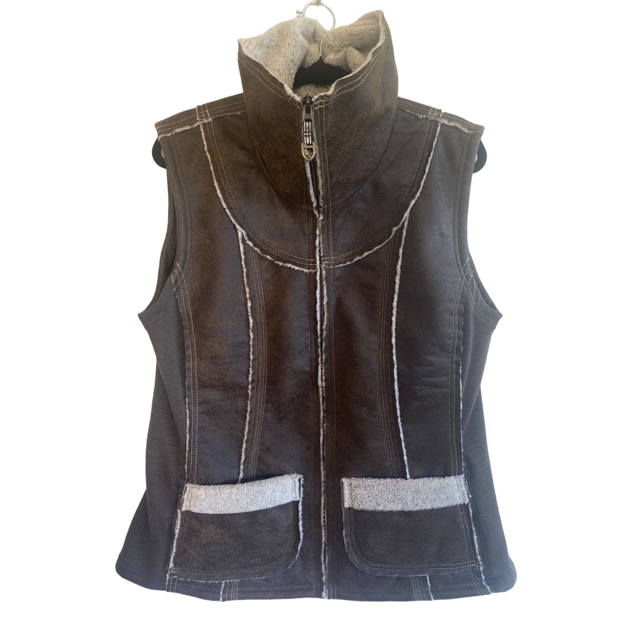 Kuhl Kuhl Women's XL Dani Sherpa Vest Brown MSRP$219 Worn Once! Size XL / US 12-14 / IT 48-50 - 17 Thumbnail