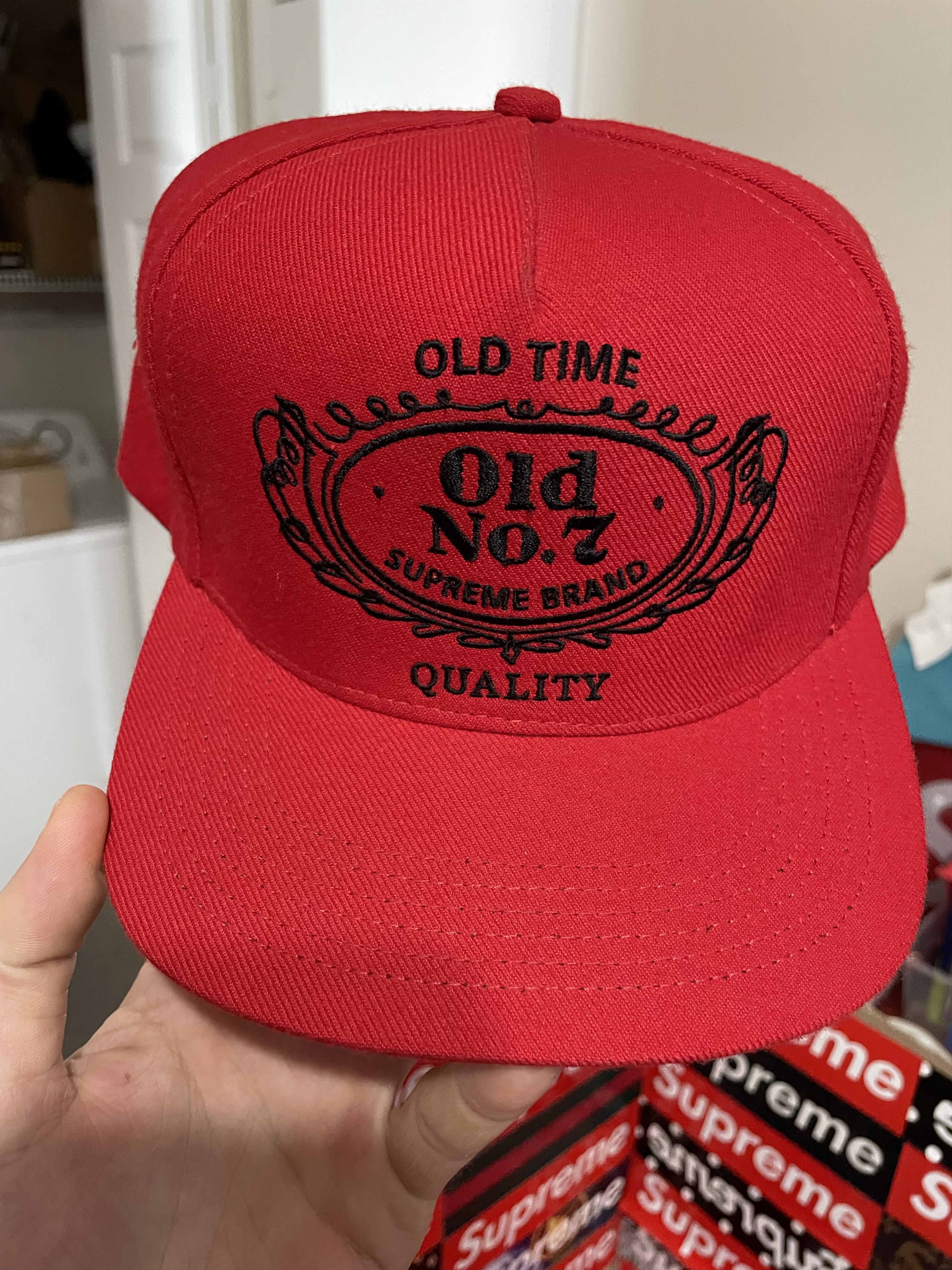 Supreme Supreme Old Time No. 7 Hat 5 Panel Cap RARE Size ONE SIZE - 8 Thumbnail