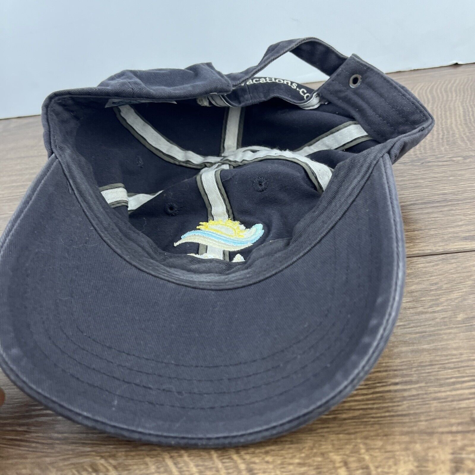 Other Seaside Vacations Hat Sea Side Hat Gray Hat Adjustable Adult Size ONE SIZE - 17 Thumbnail