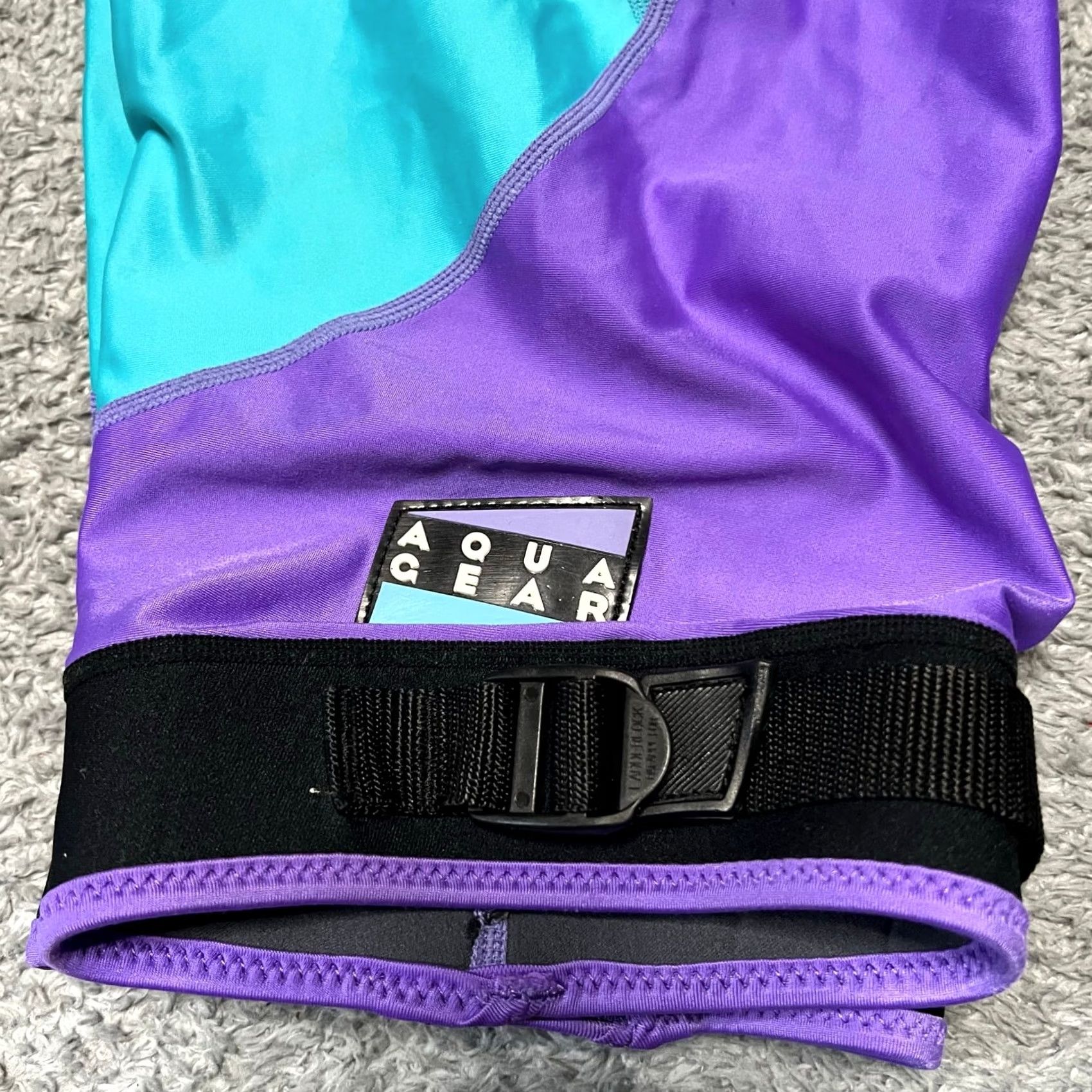 Nike VINTAGE 80’s Nike Aqua Gear Scuba Shorts Wet Suit Surfing Water Sports Women S Purple Athletic Regular Size 28" / US 6 / IT 42 - 2 Thumbnail