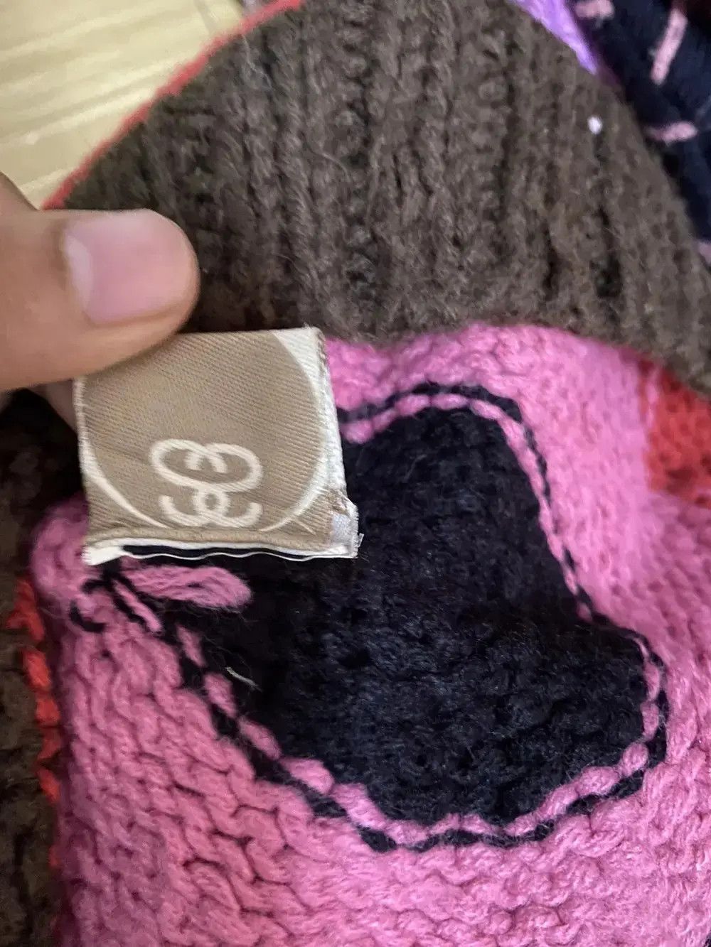 Stussy Vintage Stussy Stripe Design Beanie Hat Size ONE SIZE - 5 Thumbnail