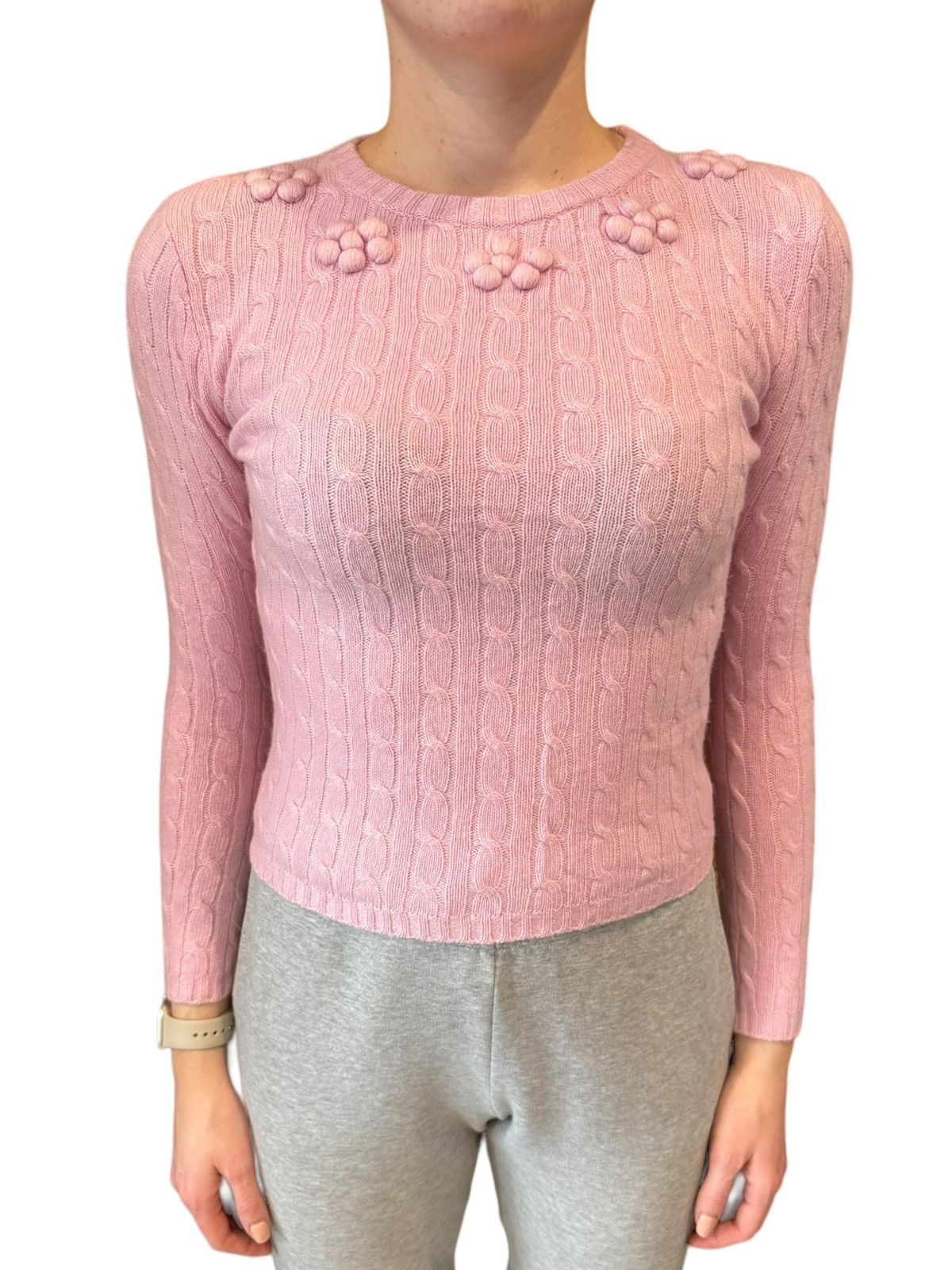 Image of Red Valentino Pink Wool Sweater Pullover Xs, Women's