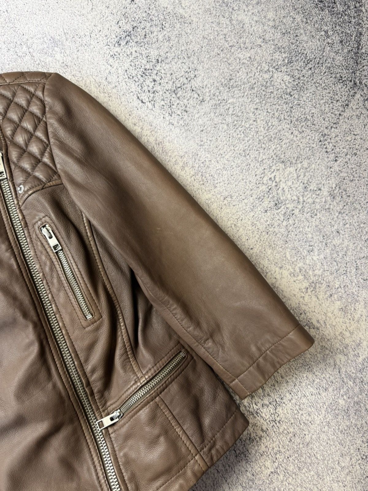 Allsaints Vintage Allsaints Limited Edition Leather Biker Jacket Japan Size M / US 6-8 / IT 42-44 - 10 Thumbnail