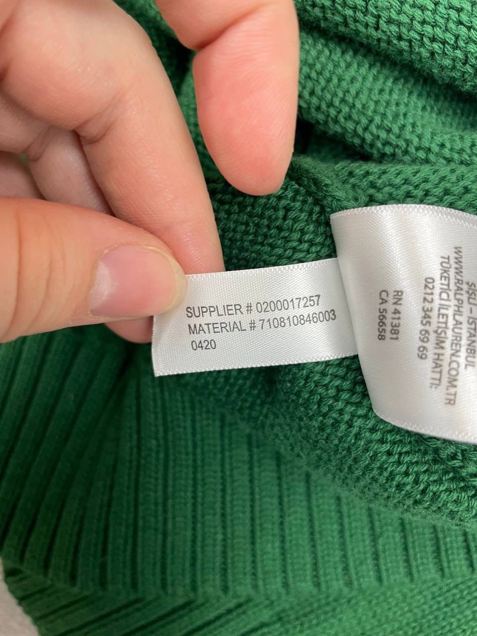 Polo Ralph Lauren Polo Ralph Lauren Golf Men Cotton Knit Sweater GreenCrewneck Size US XXL / EU 58 / 5 - 6 Thumbnail