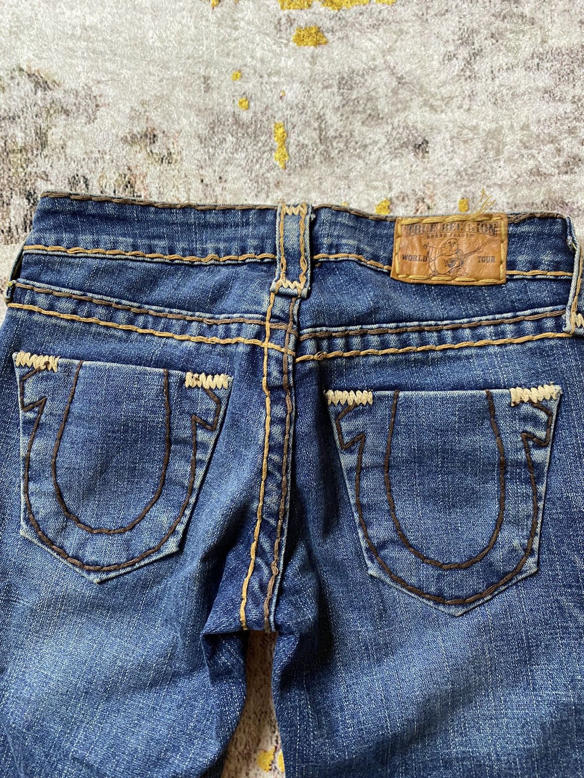 If Six Was Nine Y2K True Religion Flared Jeans Size 26" / US 2 / IT 38 - 5 Thumbnail
