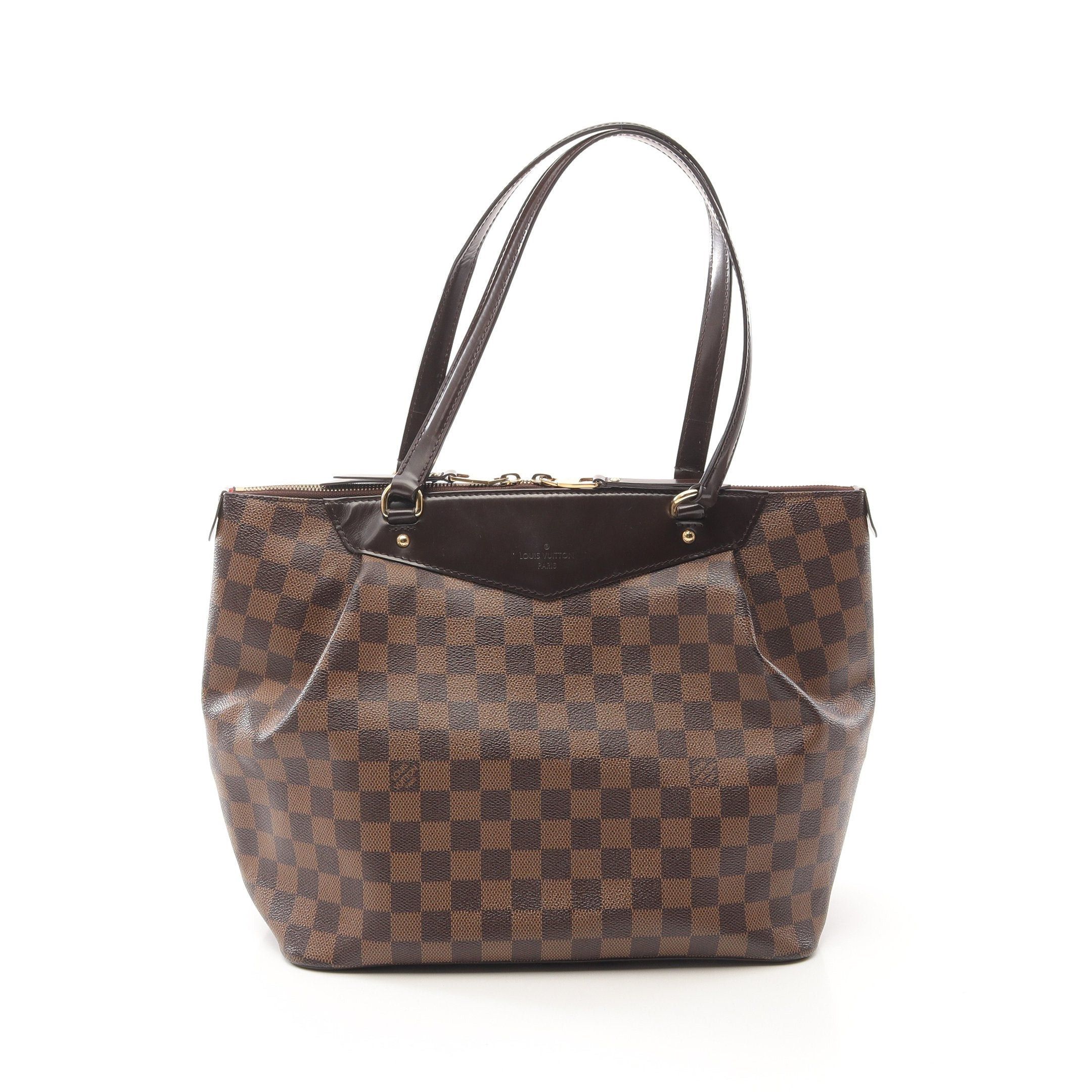 Louis Vuitton Louis Vuitton Westminster Gm Damier Ebene Handbag Tote Bag Leather Brown Size ONE SIZE - 1 Thumbnail