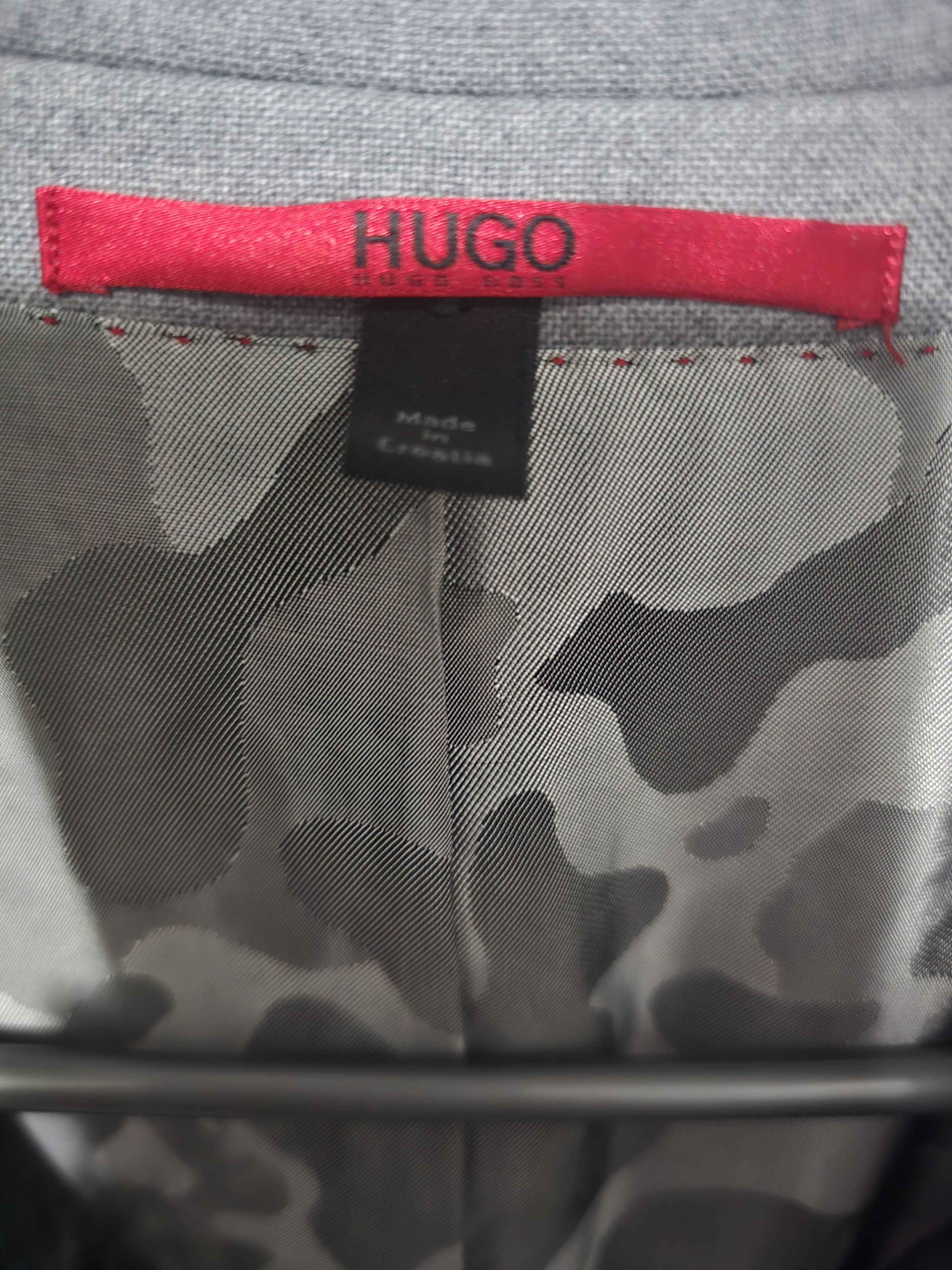 Hugo Boss Hugo Boss HUGO Grey Slim Fit Blazer Jacket New Size 40R - 3 Thumbnail