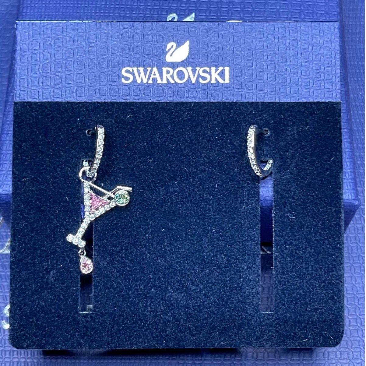Swarovski Swarovski Mini Hoop Cocktail Pierced Earrings Size ONE SIZE - 6 Thumbnail