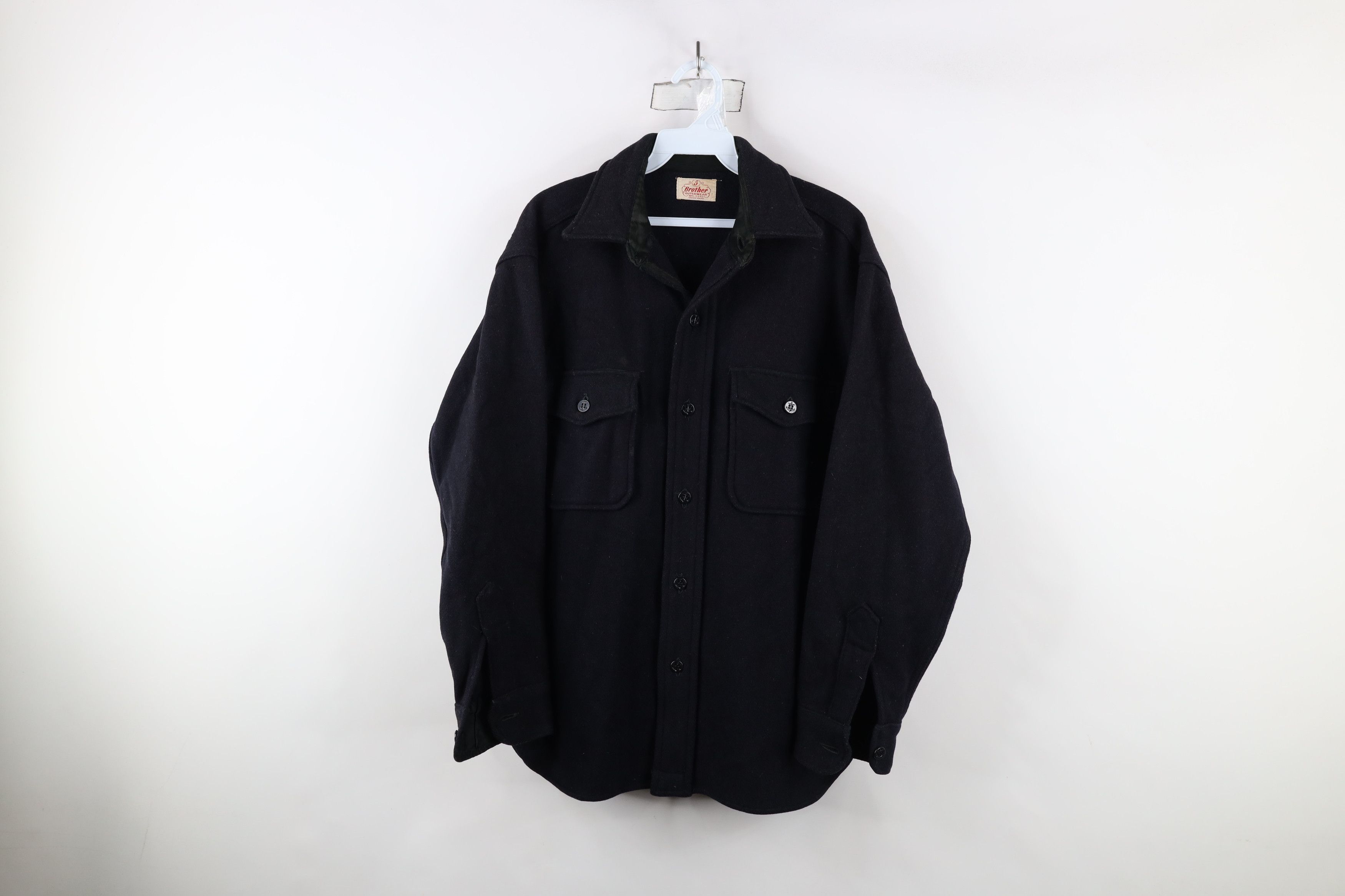 FiveBrother × Vintage Vintage 40s 50s Five Brother CPO Shirt Jacket Jac Shirt USA Size US L / EU 52-54 / 3 - 1 Thumbnail