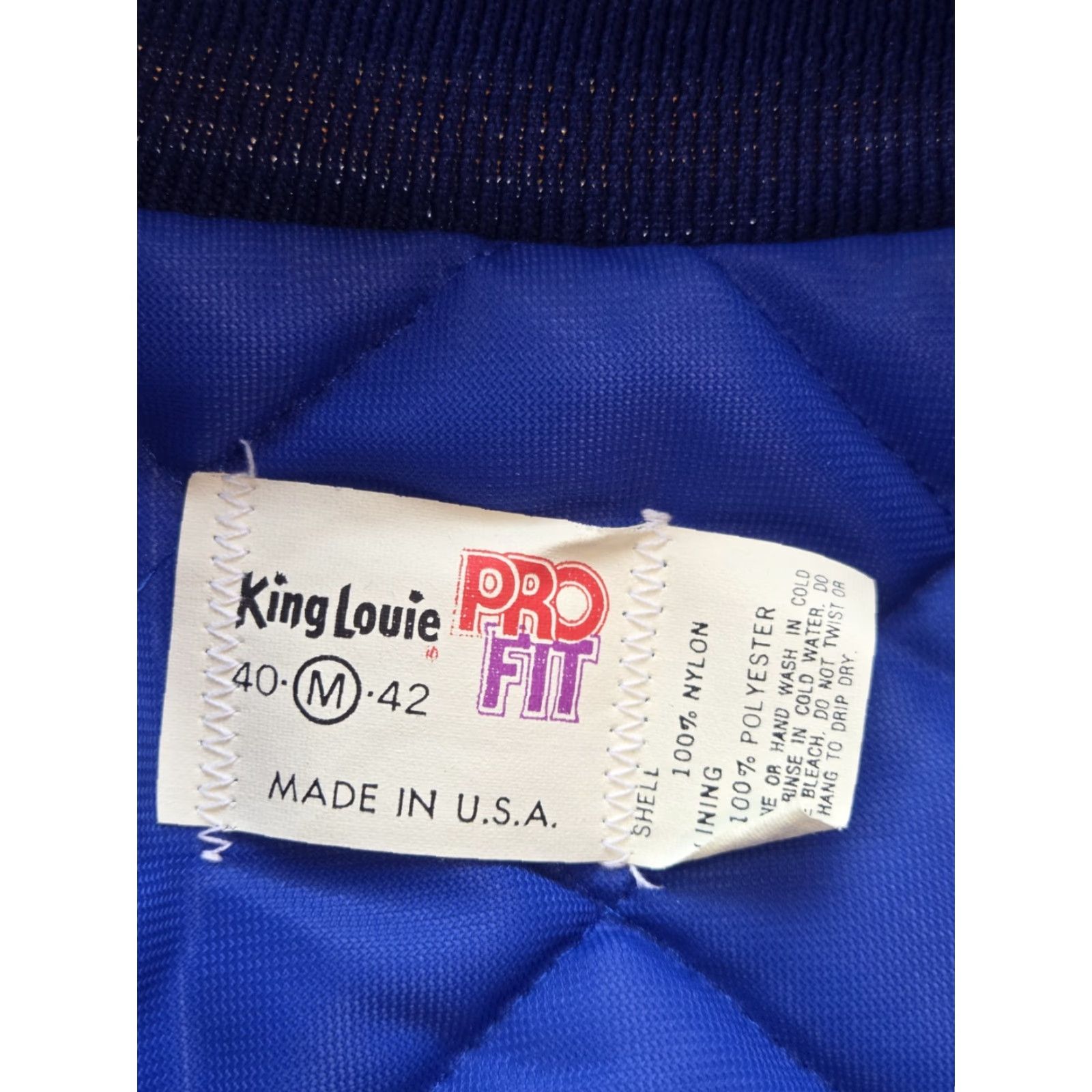 Vintage VINTAGE King Louie Jacket United Steelworkers of America Satin Black M Mens Varsity Nylon Satin Jacket Size US M / EU 48-50 / 2 - 3 Thumbnail