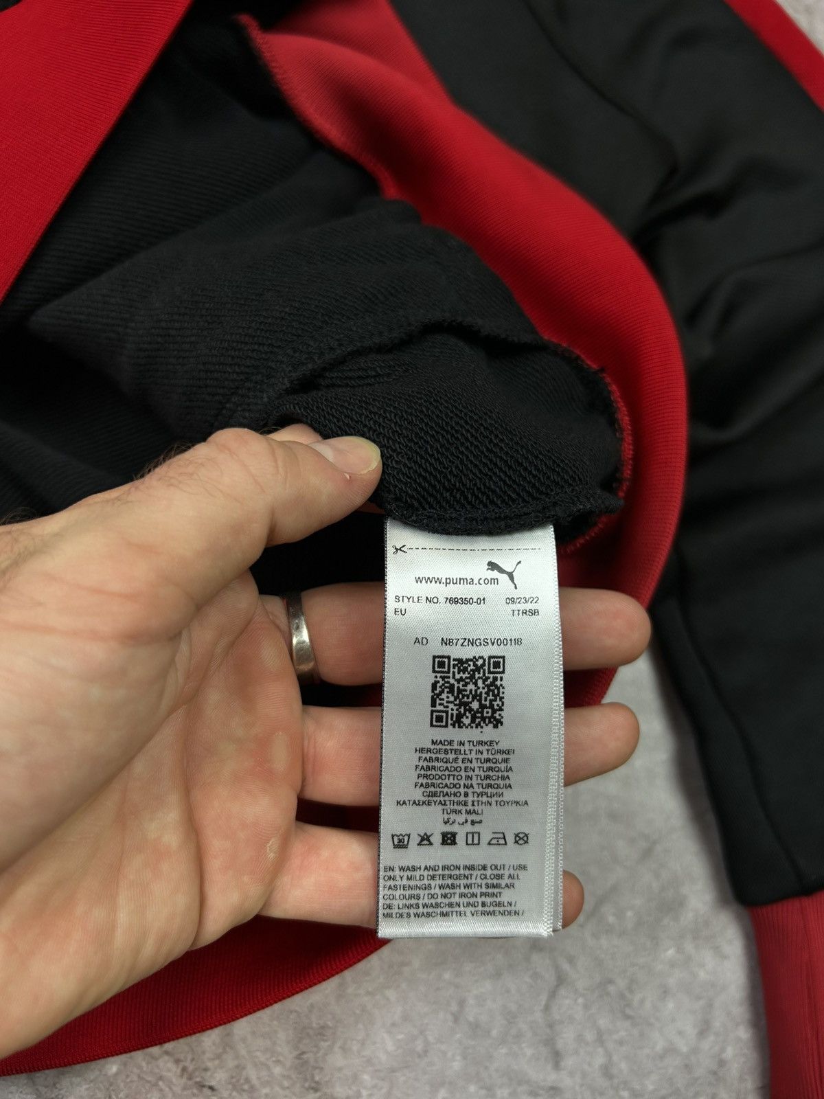 Puma Puma Ac Milan Track Top Jacket Size US XXL / EU 58 / 5 - 6 Thumbnail