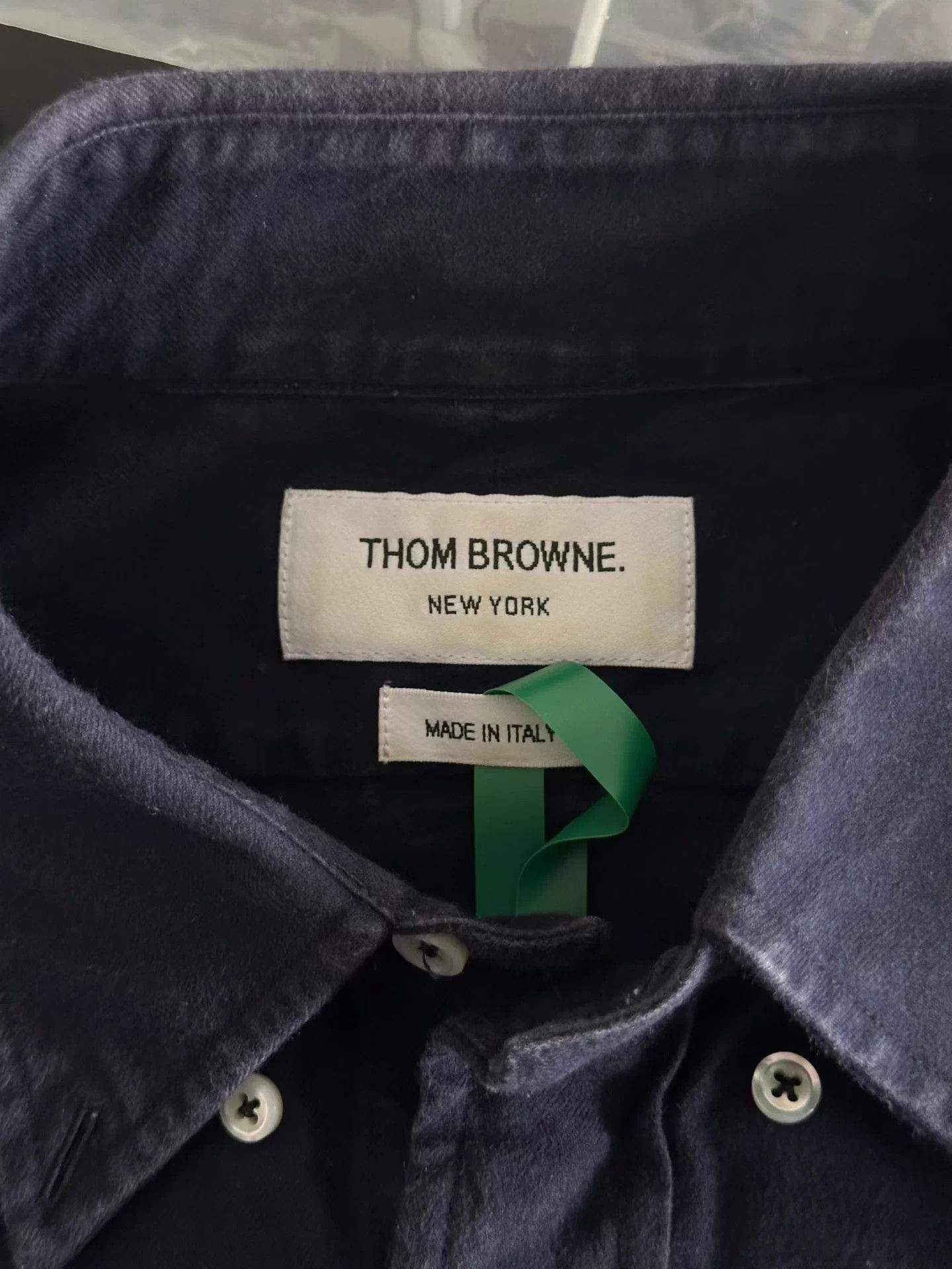 Thom Browne Thom Browne Navy Blue Armband Shirt Size 1 Size US S / EU 44-46 / 1 - 3 Thumbnail