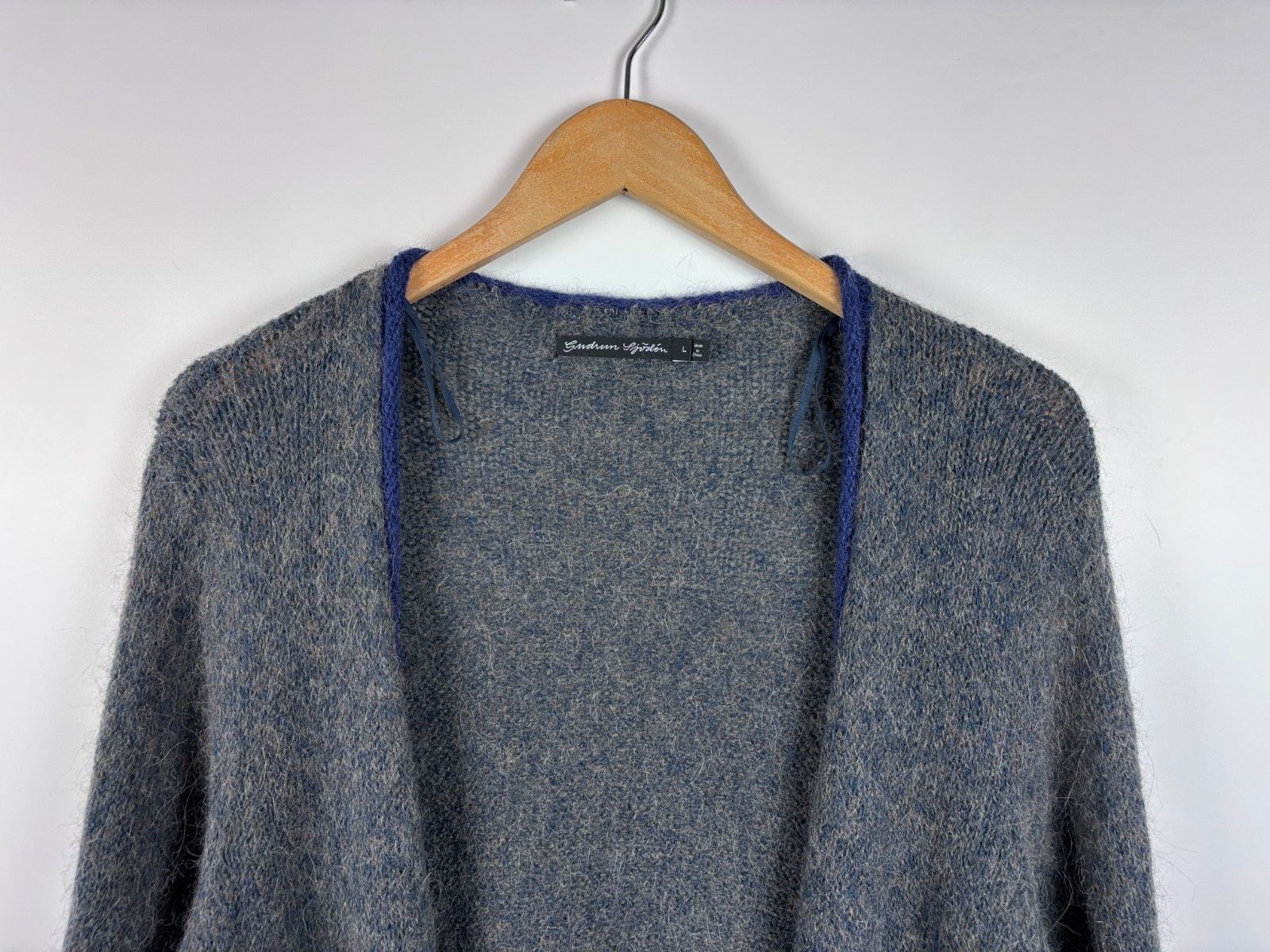 Gudrun Sjoden Gudrun Sjoden Long Sweater Open Cardigan Alpaca Wool L Size L / US 10 / IT 46 - 2 Thumbnail