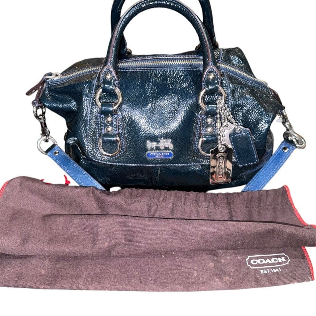 Coach Coach Madison Sabrina Satchel 14178 Cobalt Blue 2 way Size ONE SIZE - 15 Thumbnail