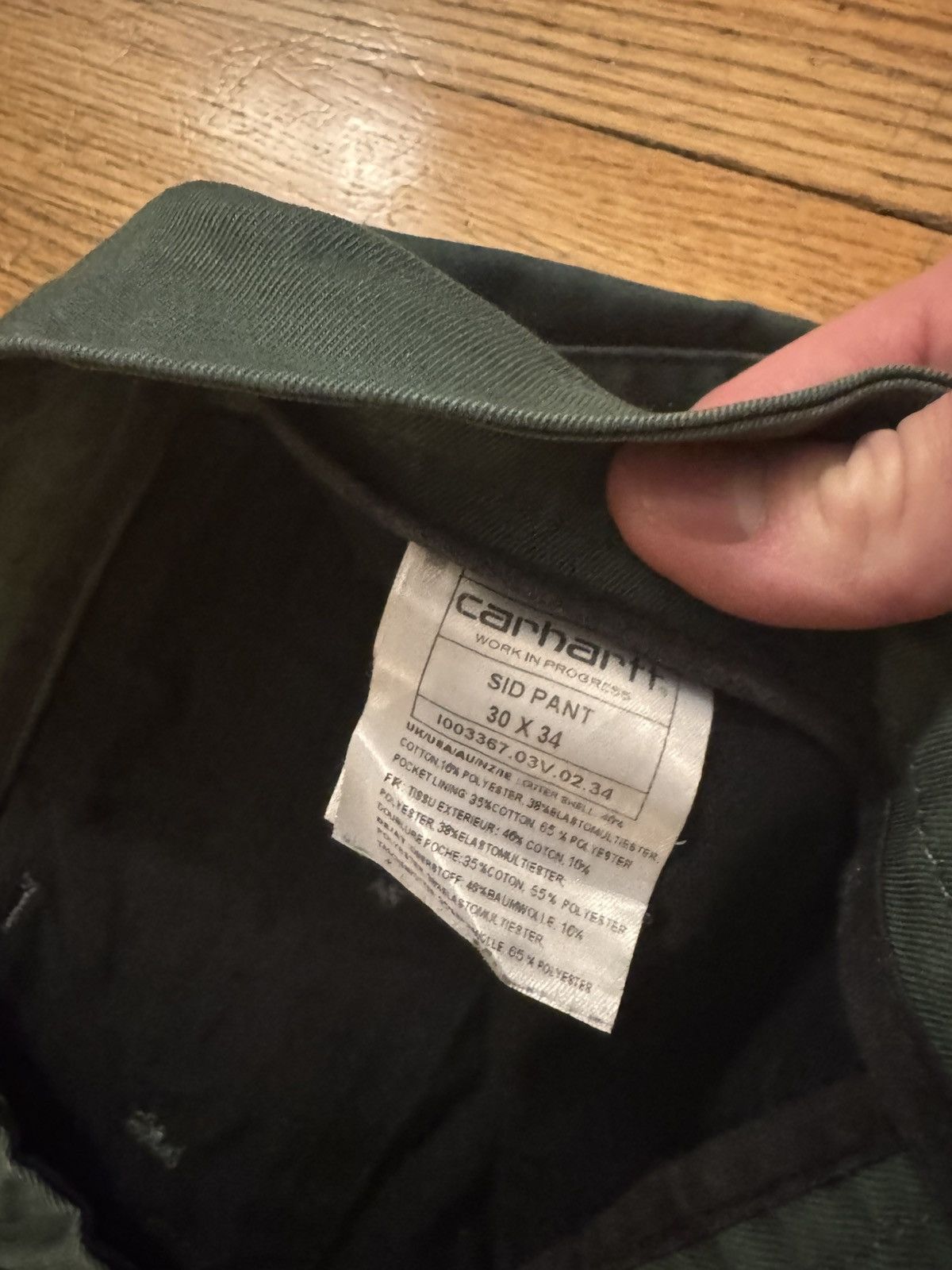 Carhartt Wip Carhartt WIP Sid Chino Pant Green 30x34 Size US 30 / EU 46 - 4 Thumbnail