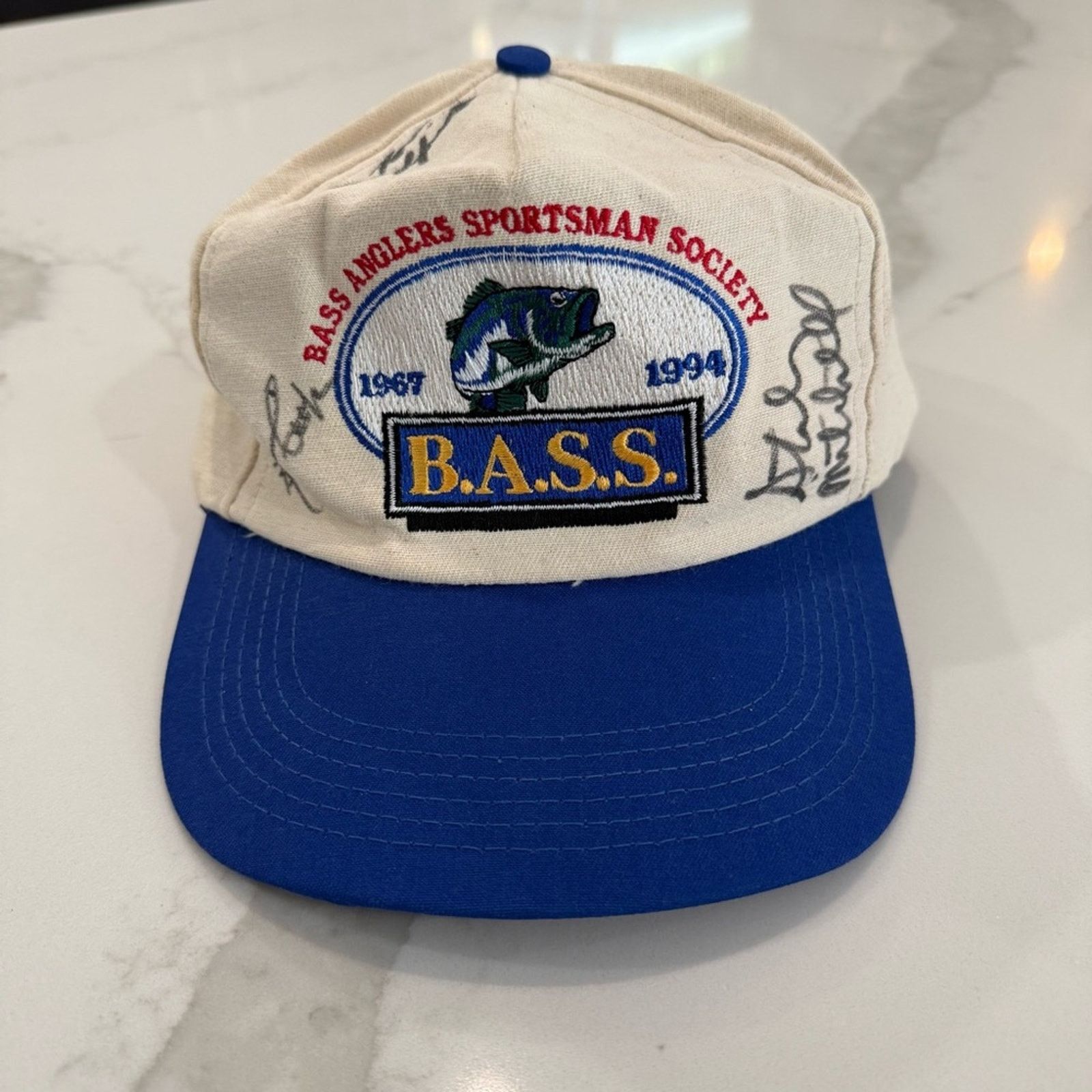 Bass Vintage B.A.S.S. Anglers Sportsman Society 1967-1994 Signed Size ONE SIZE - 1 Thumbnail