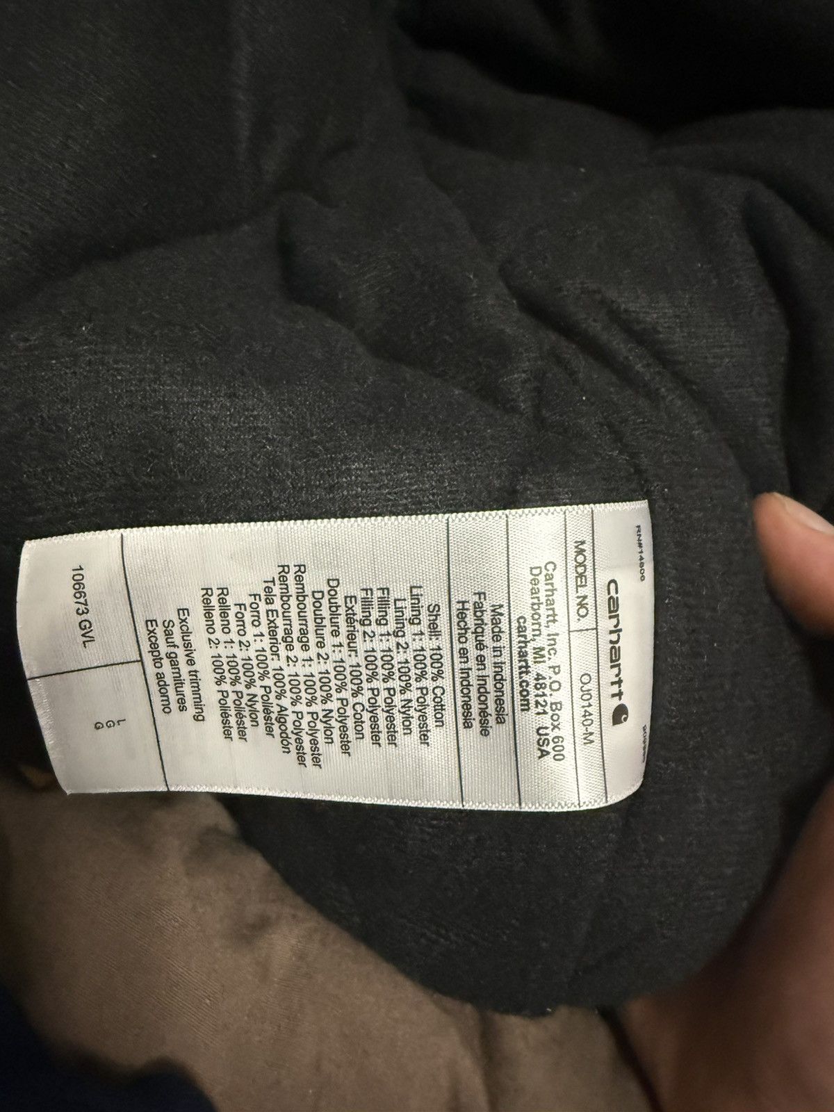 Carhartt Iconic J140 Firm Duck Active Jac Size US L / EU 52-54 / 3 - 3 Thumbnail