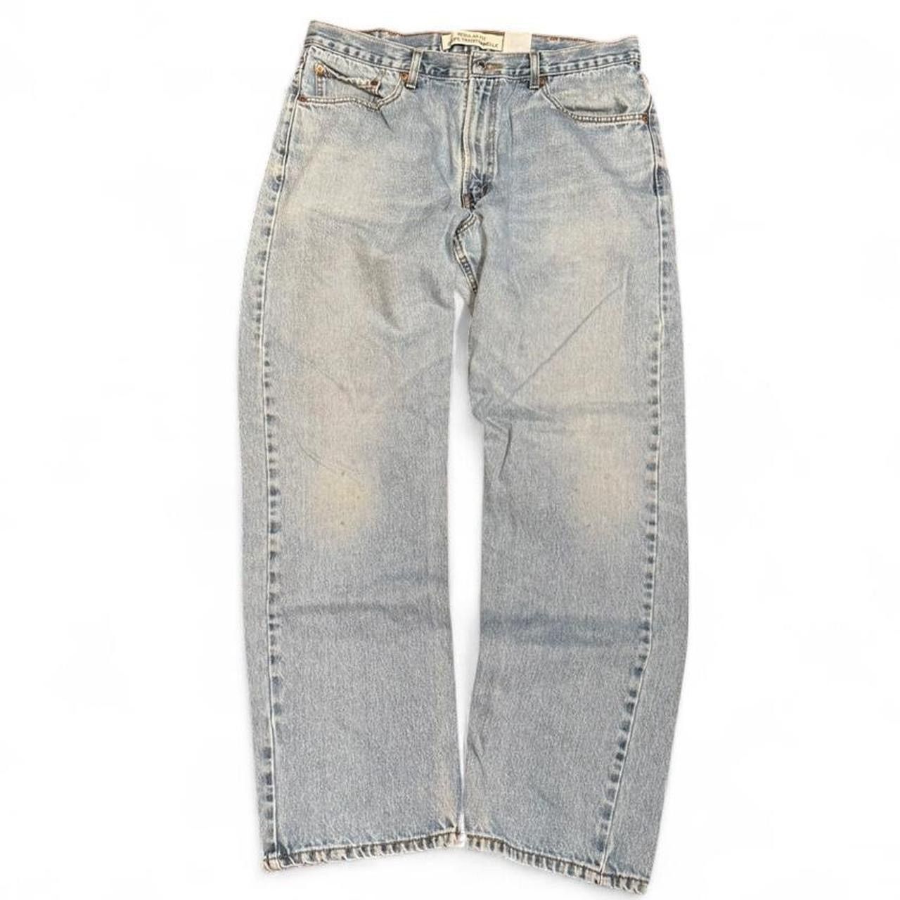 Levi's Y2K Levi's 505 Light Washed Faded Regular Straight Jeans Size US 36 / EU 52 - 2 Thumbnail