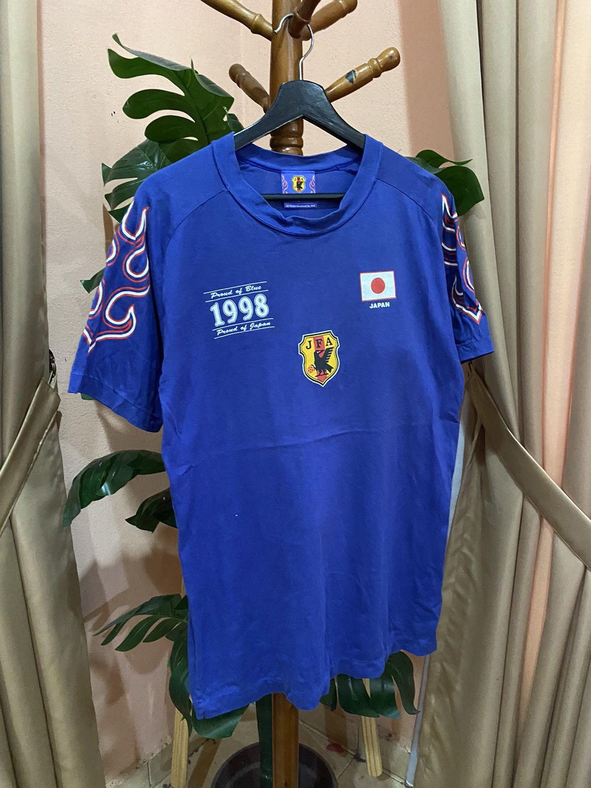 Vintage Japan National Football Team 1998 T-Shirt - Retro JFA Size US M / EU 48-50 / 2 - 3 Thumbnail