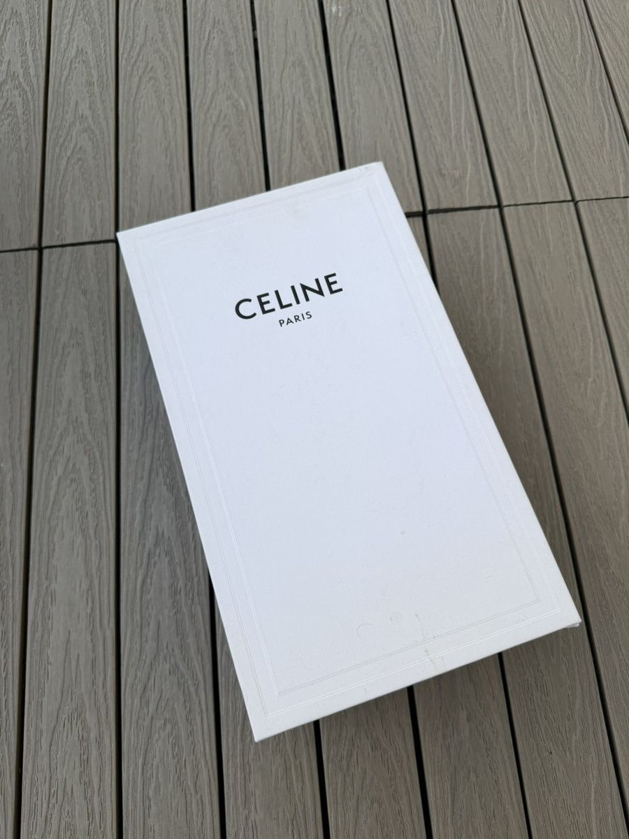 Celine Celine Blank Low Lace-Up Studded Sneakers White Leather EU40 Size US 9 / IT 39 - 2 Thumbnail