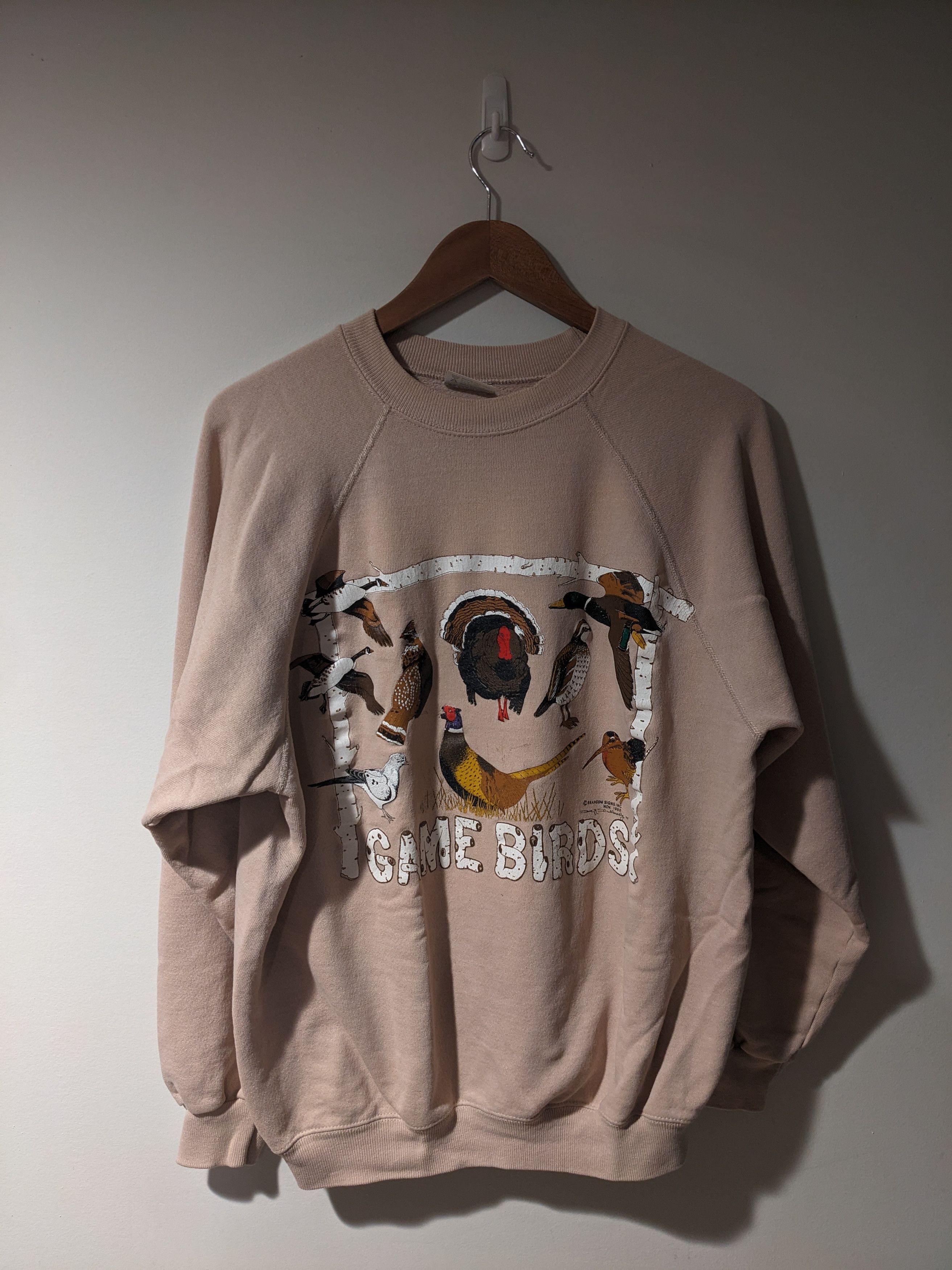 Vintage Vintage 1990 Game Birds Sports Hunting Turkey XL Sweatshirt Size US XL / EU 56 / 4 - 1 Thumbnail