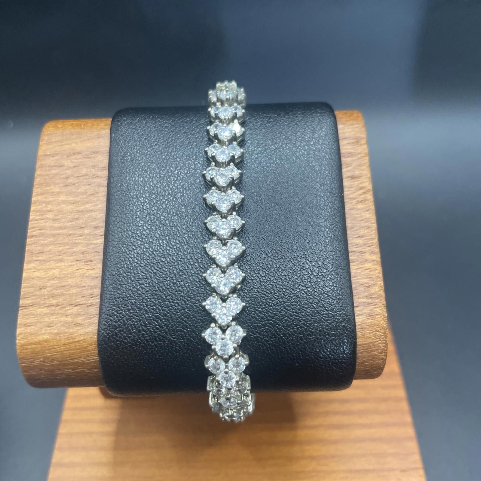 Designer Unbranded Multilayer Tennis Link 7” 7.3mm Bracelet Size ONE SIZE - 1 Thumbnail