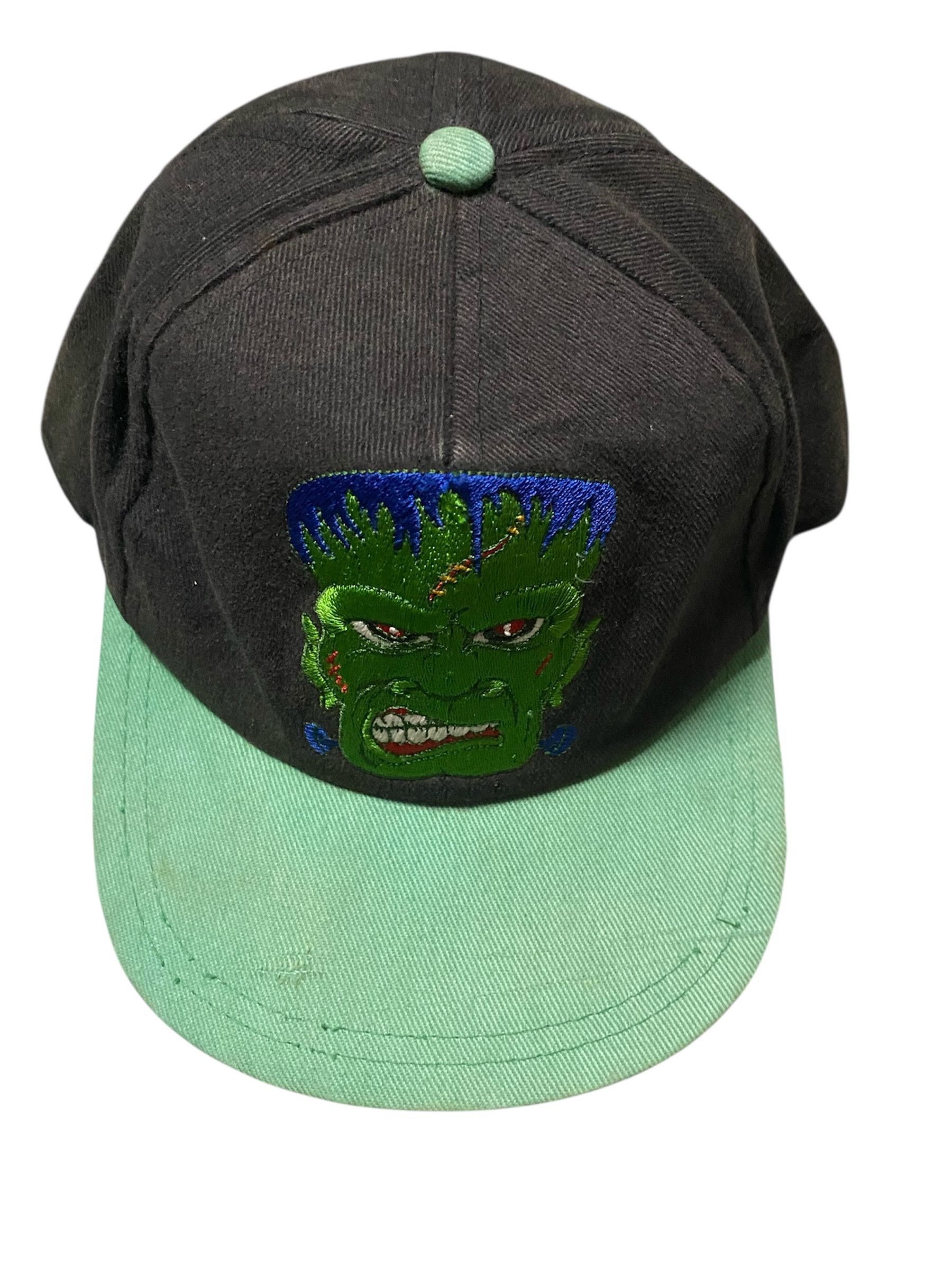 Vintage Vintage Frankenstein Monster Movie Embroidery Strap Back Cap Size ONE SIZE - 3 Thumbnail